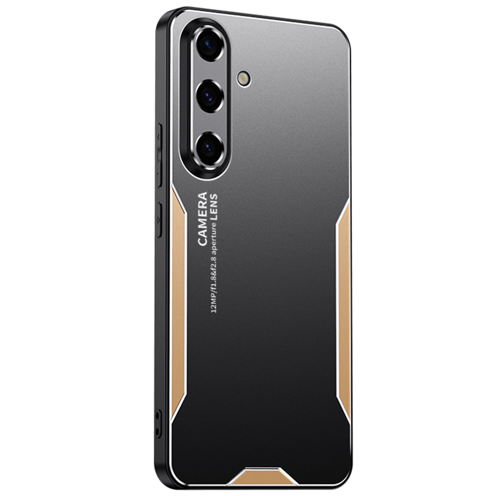 For Samsung Galaxy S24+ Phone Cover Aluminium Alloy+TPU+PC Airbag Protection Case - Silver