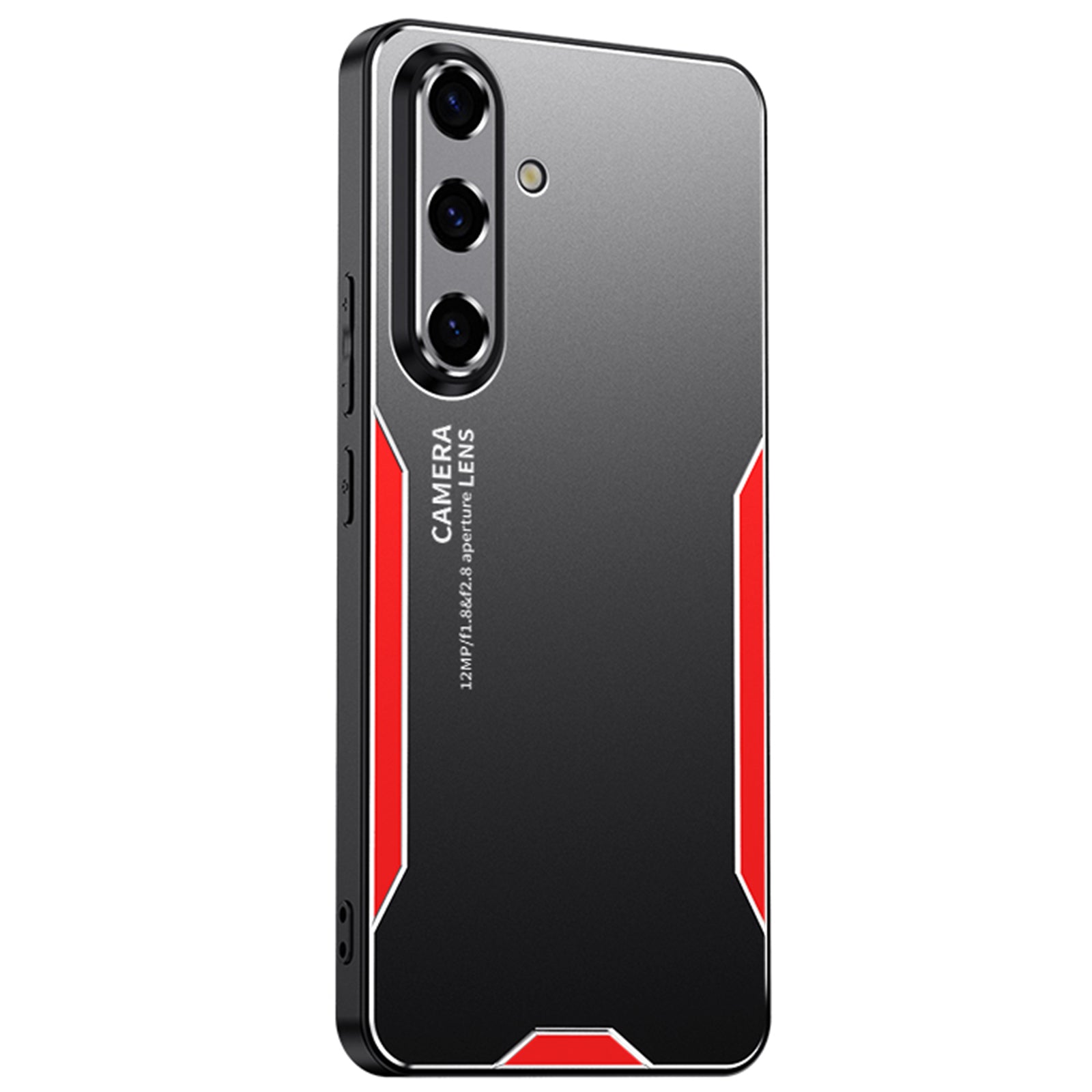 For Samsung Galaxy S24+ Phone Cover Aluminium Alloy+TPU+PC Airbag Protection Case - Silver