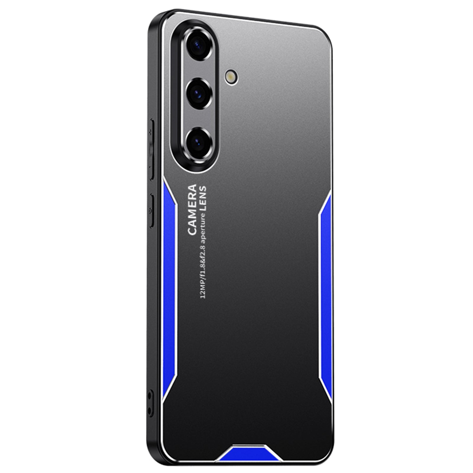 For Samsung Galaxy S24+ Phone Cover Aluminium Alloy+TPU+PC Airbag Protection Case - Silver