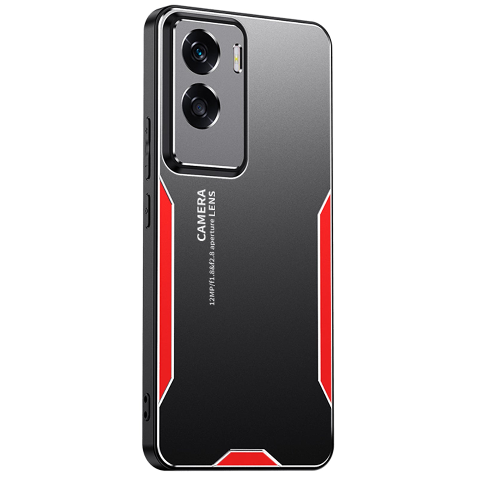 For Honor X50i 5G Case Matte Aluminium Alloy+TPU+PC Anti-fall Phone Back Protector - Blue