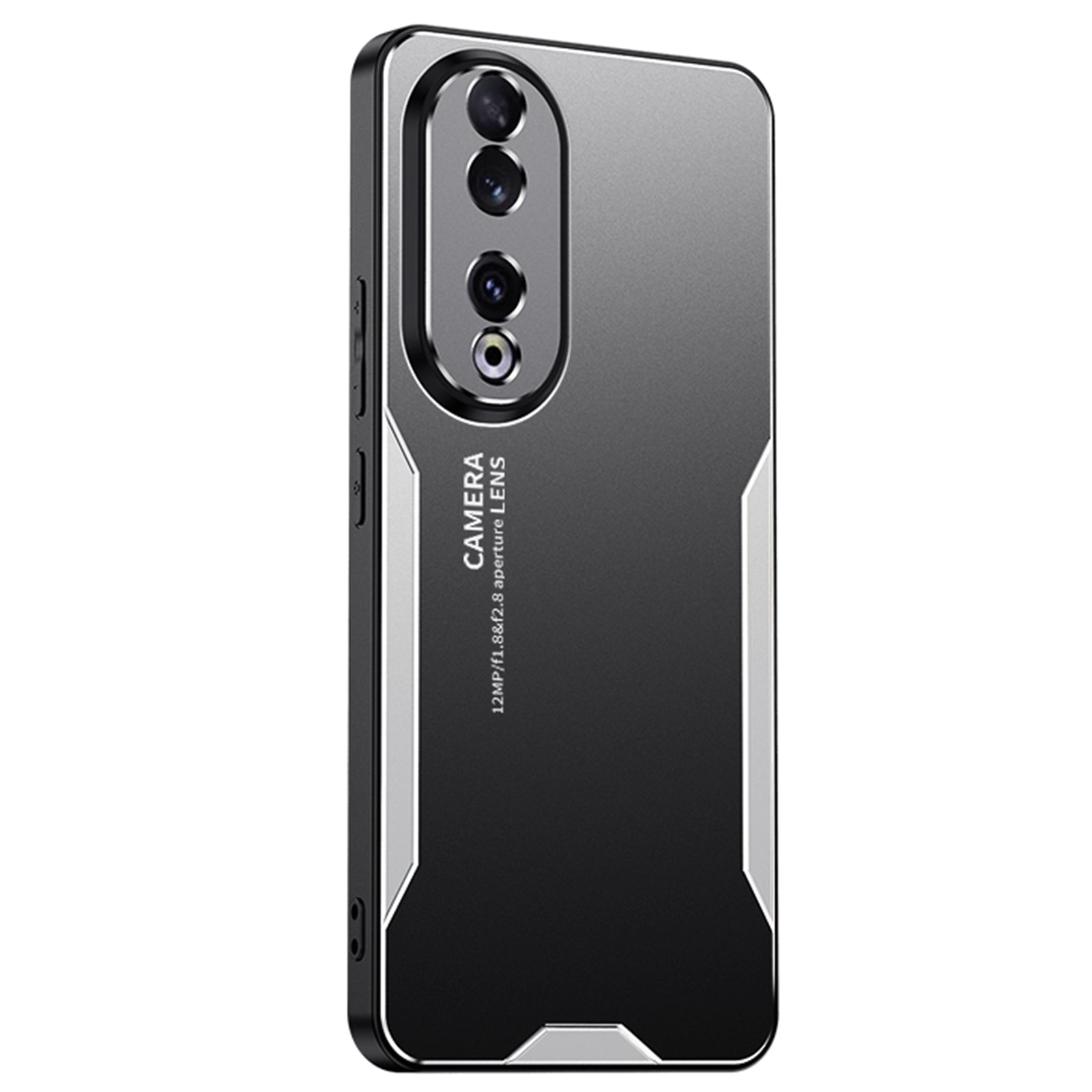 For Honor 90 Case Anti-drop Aluminium Alloy+TPU+PC Protective Shell with Honeycomb Holes - Gold