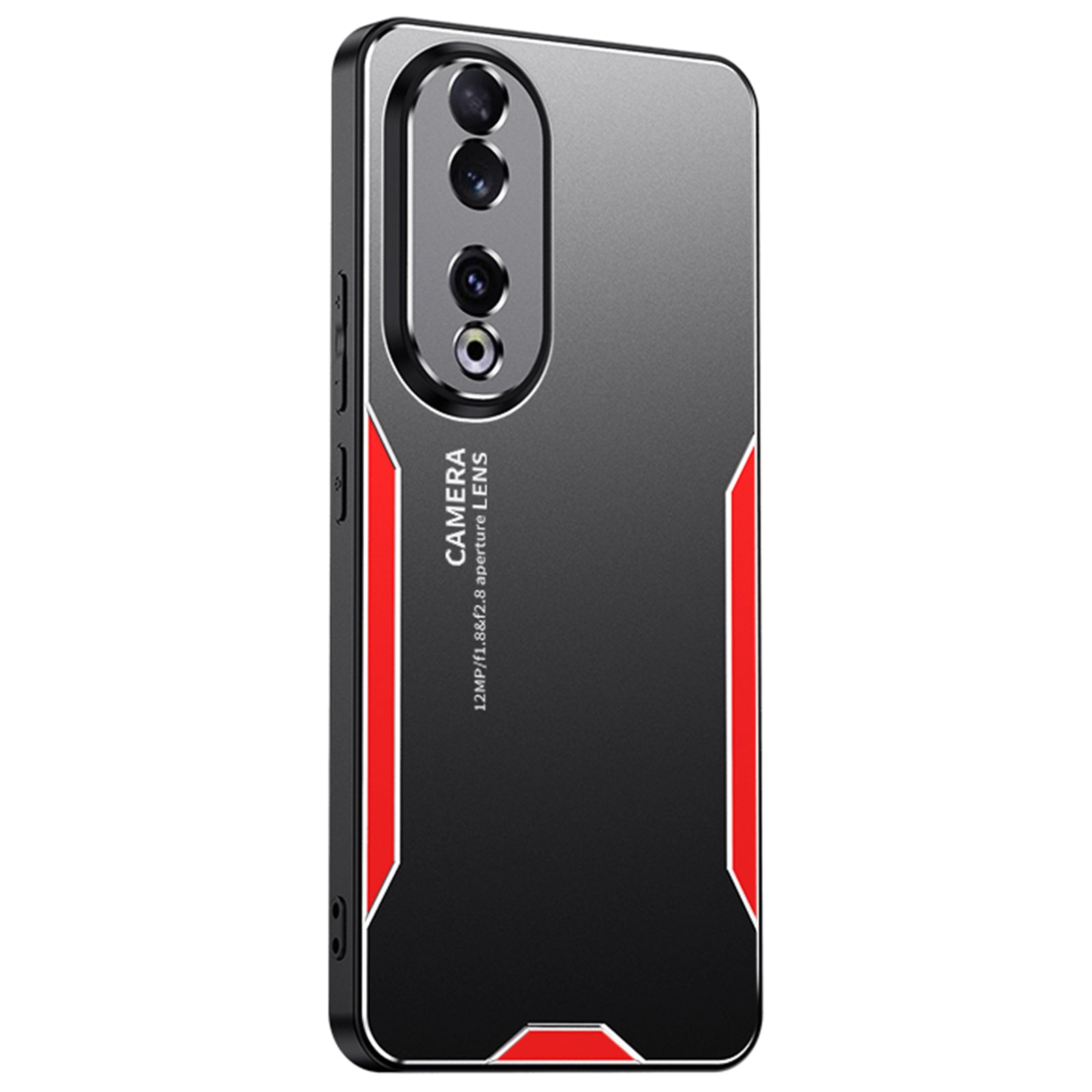 For Honor 90 Case Anti-drop Aluminium Alloy+TPU+PC Protective Shell with Honeycomb Holes - Gold