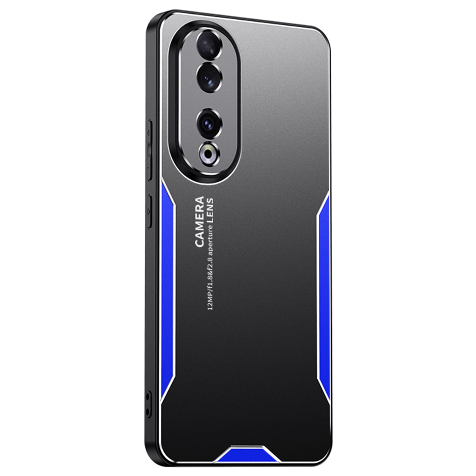 For Honor 90 Case Anti-drop Aluminium Alloy+TPU+PC Protective Shell with Honeycomb Holes - Gold