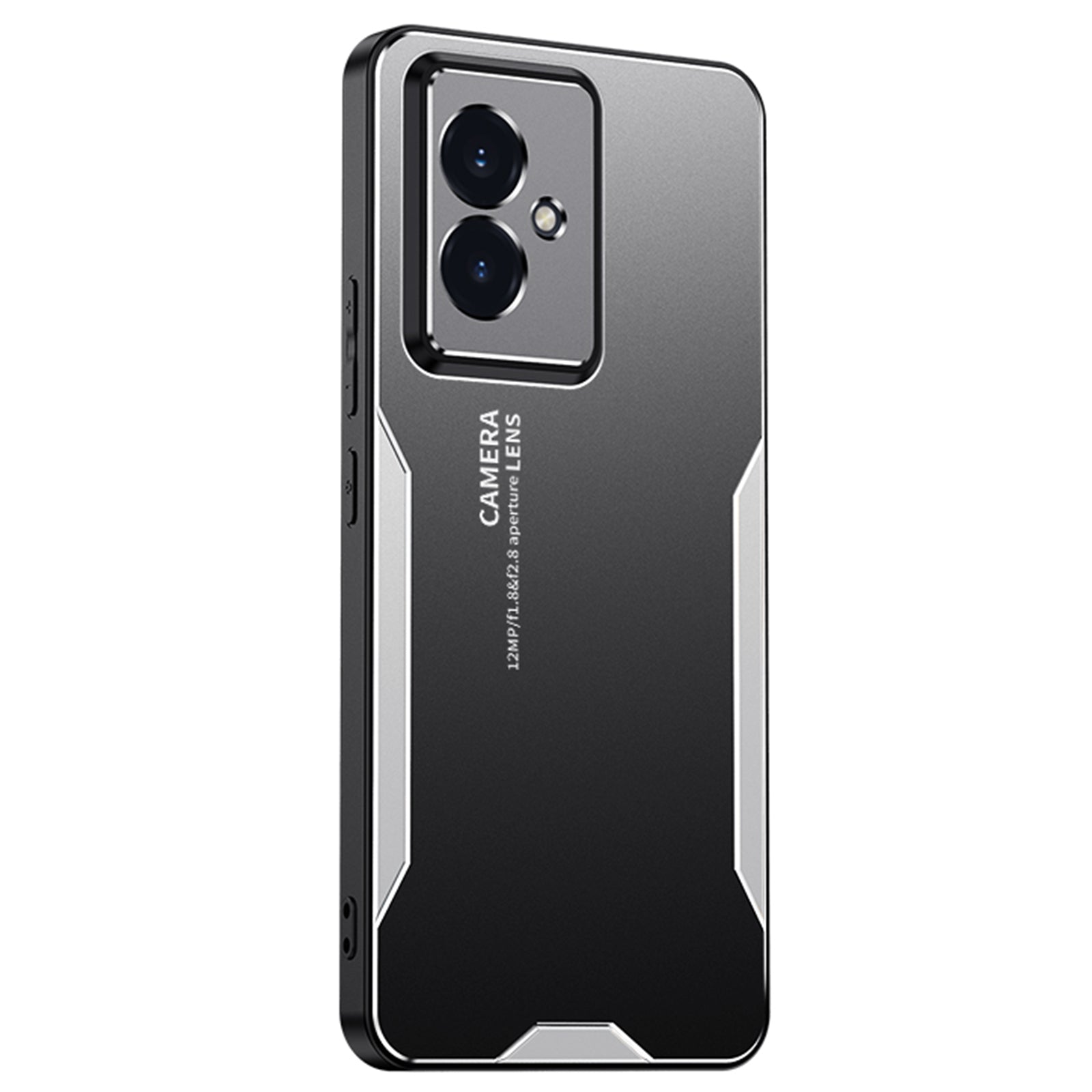 Matte Case for Honor 100 5G Shell Anti-scratch Aluminium Alloy+TPU+PC Protective Cover - Silver