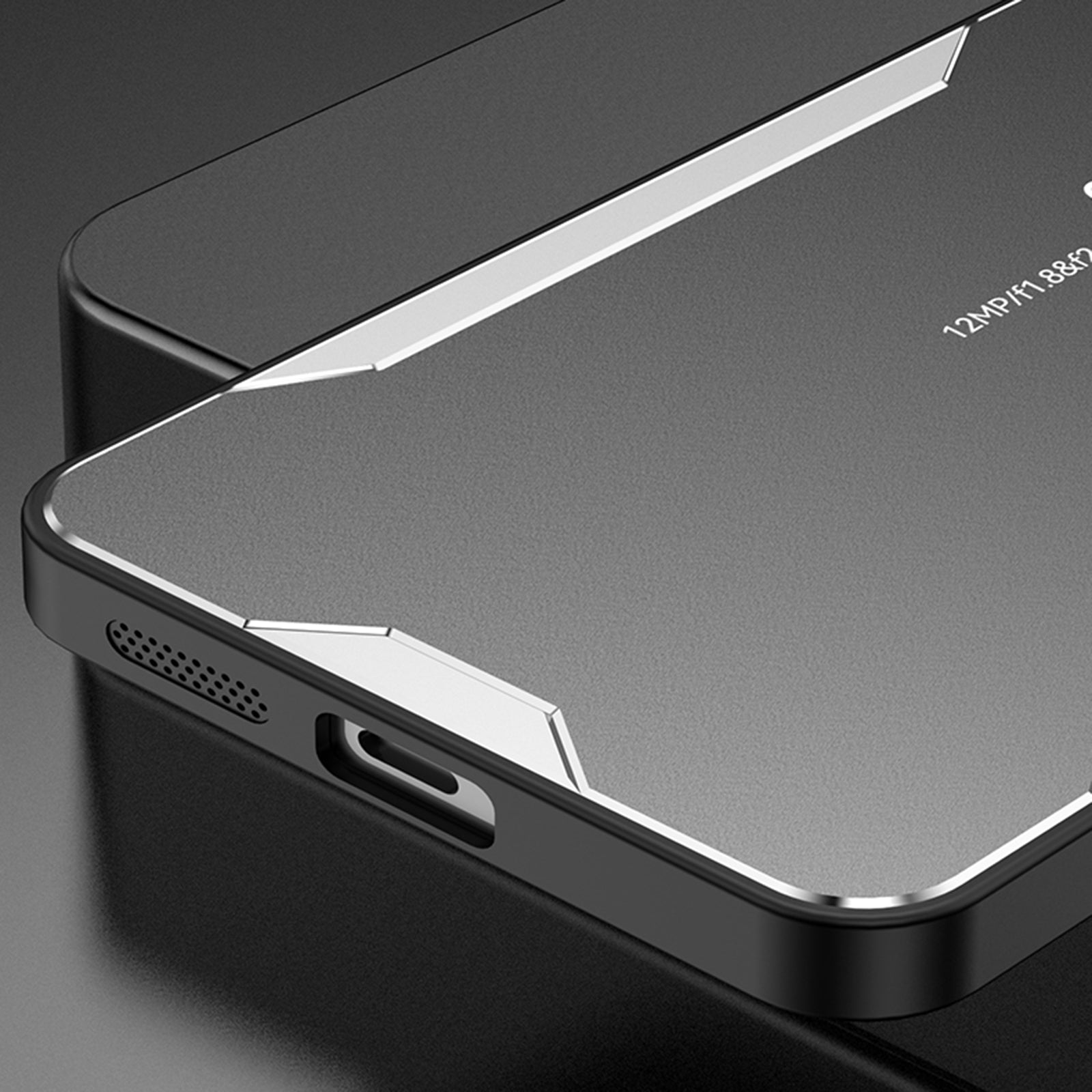 Matte Case for Honor 100 5G Shell Anti-scratch Aluminium Alloy+TPU+PC Protective Cover - Silver