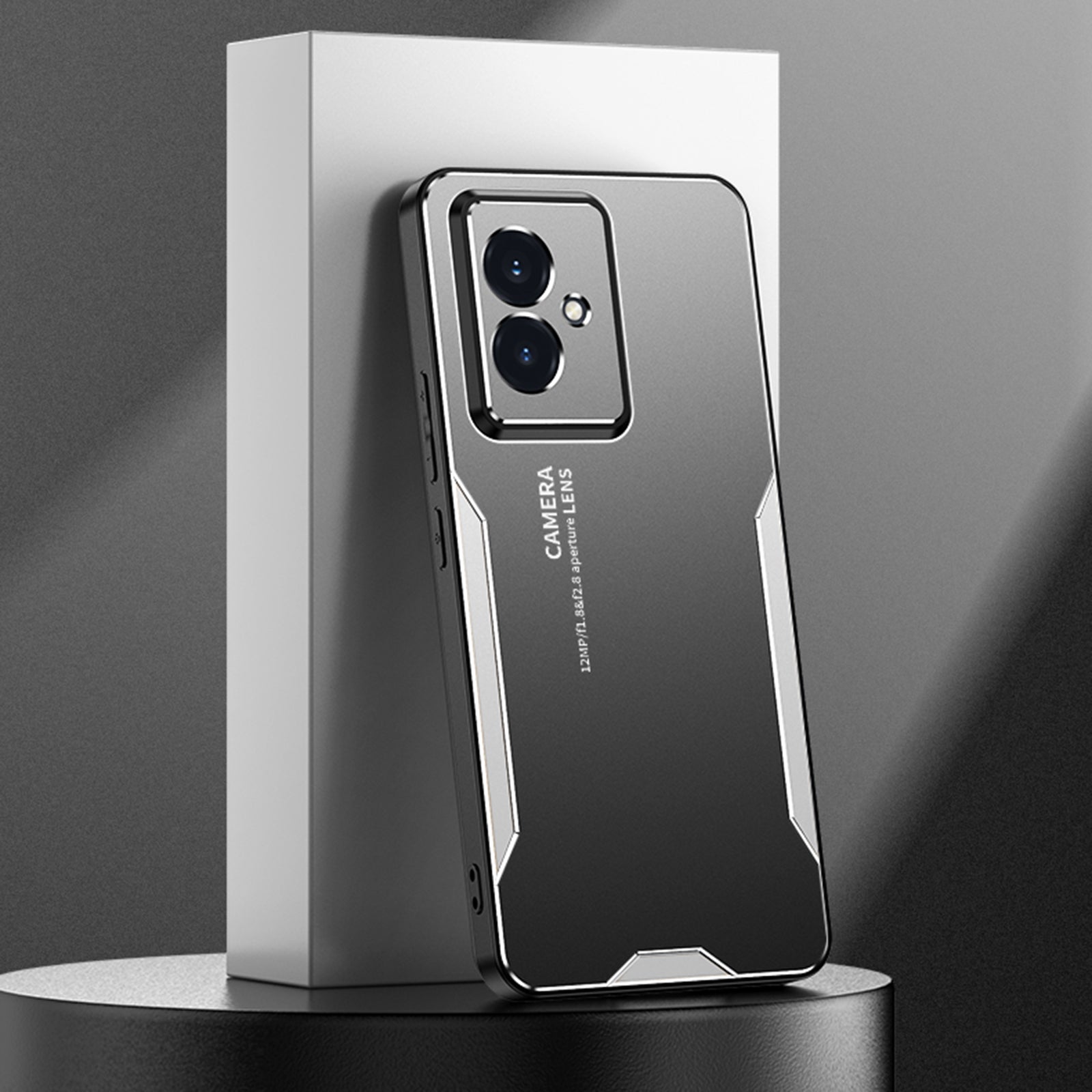 Matte Case for Honor 100 5G Shell Anti-scratch Aluminium Alloy+TPU+PC Protective Cover - Silver