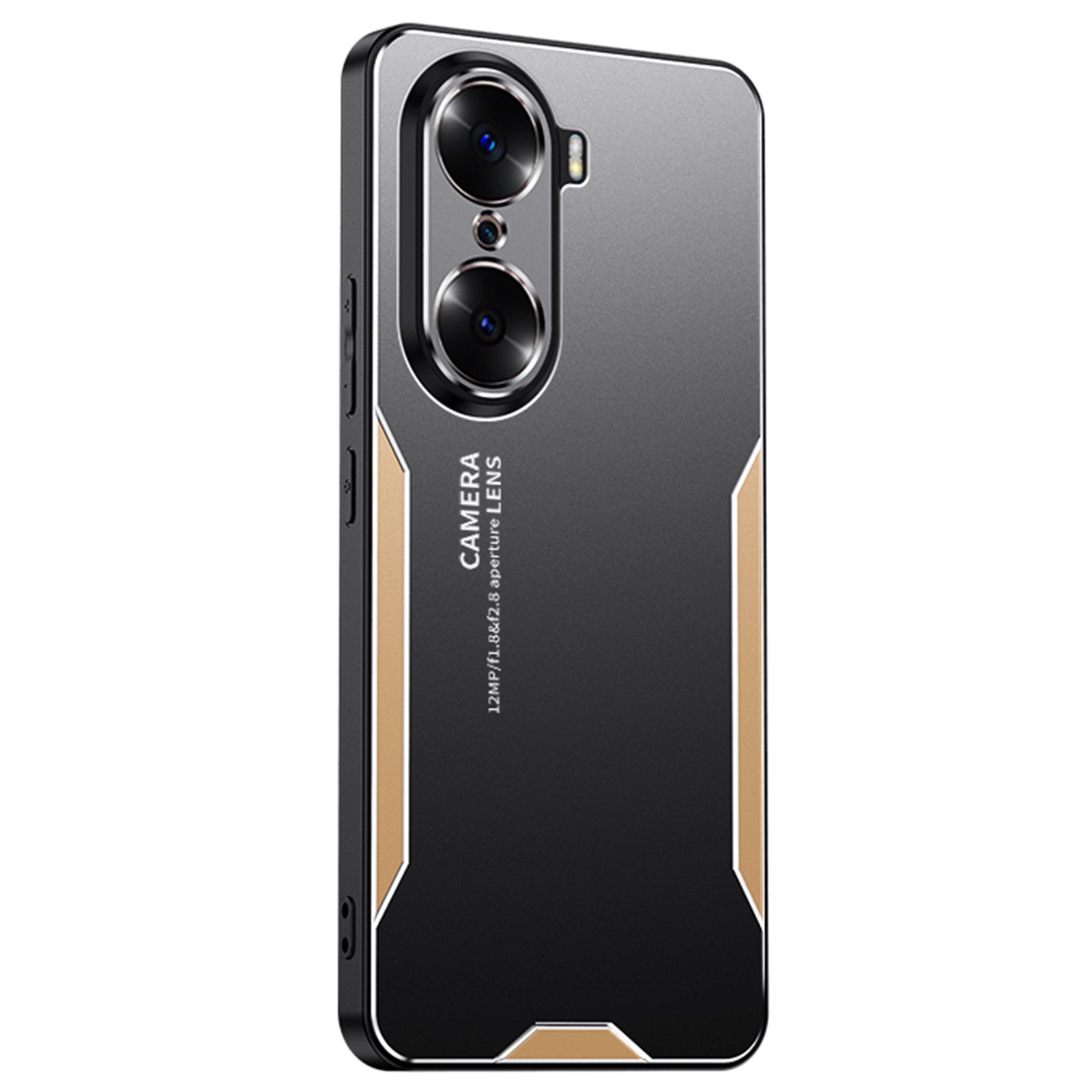For Honor 60 Pro Anti-drop Phone Case with Precise Lens Protection - Gold