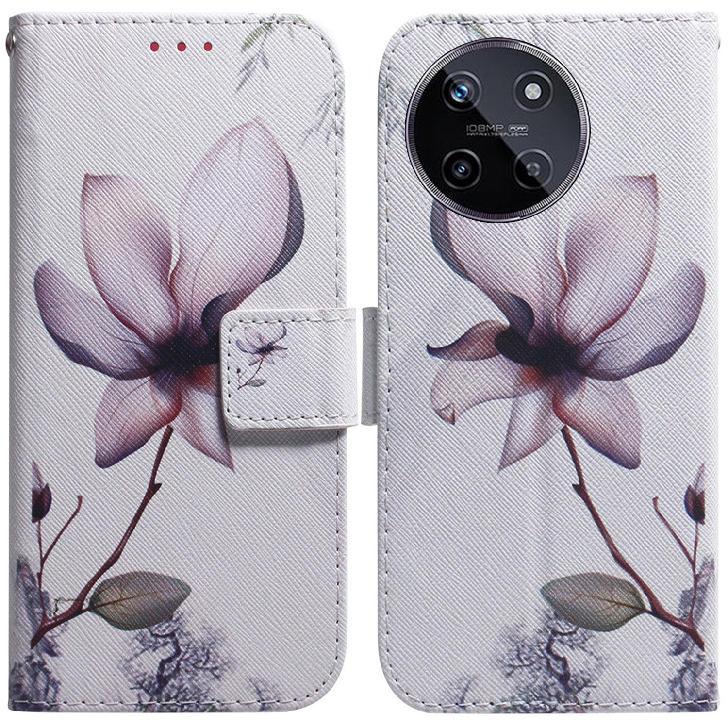 For Realme 11 4G (159.9x73.3x7.95mm) Leather Wallet Phone Case Pattern Printing - Panda