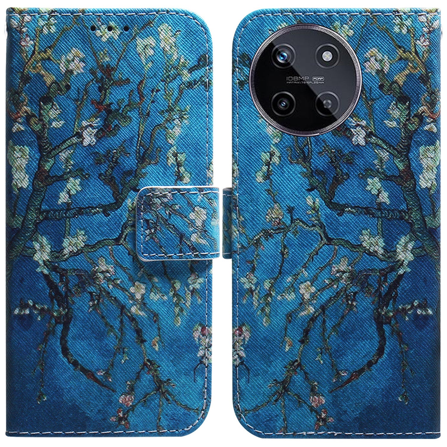 For Realme 11 4G (159.9x73.3x7.95mm) Leather Wallet Phone Case Pattern Printing - Panda