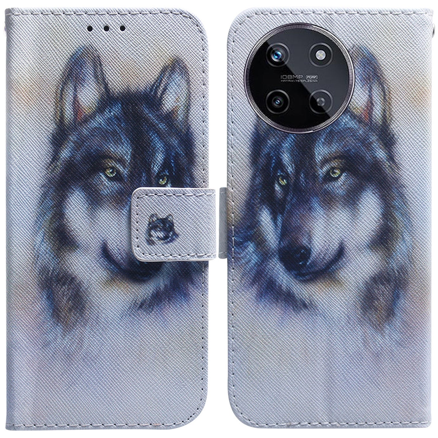 For Realme 11 4G (159.9x73.3x7.95mm) Leather Wallet Phone Case Pattern Printing - Panda