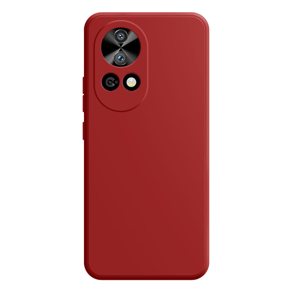 For Huawei nova 12 5G TPU Case Straight Edge Protective Phone Cover - Black