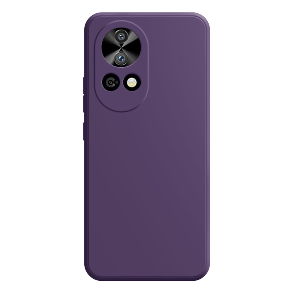 For Huawei nova 12 Pro 5G / nova 12 Ultra 5G TPU Case Rubberized Phone Cover with Straight Edge - Black