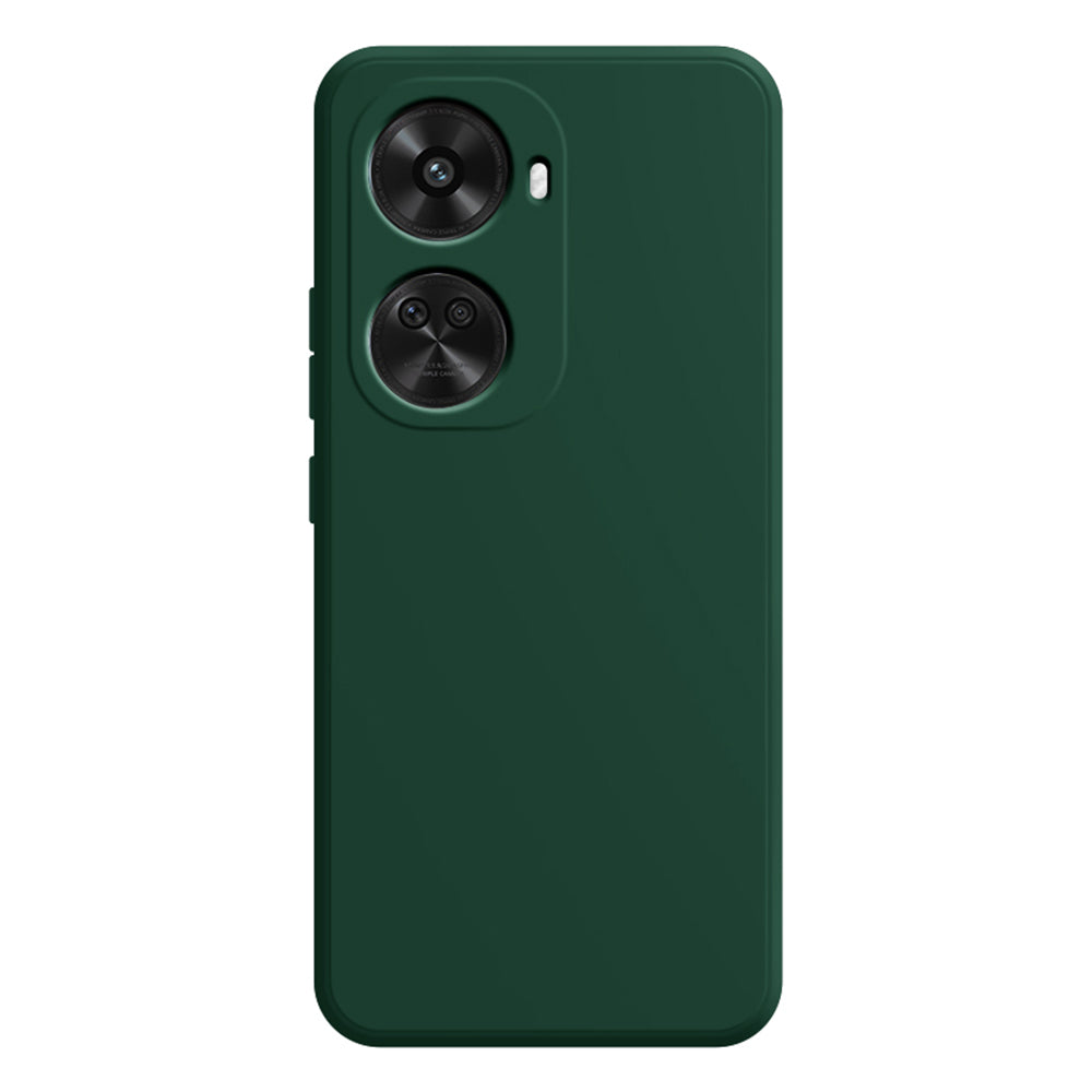 For Huawei nova 11 SE / nova 12 SE 4G Protective Case Straight Edge Rubberized TPU Phone Cover - Black