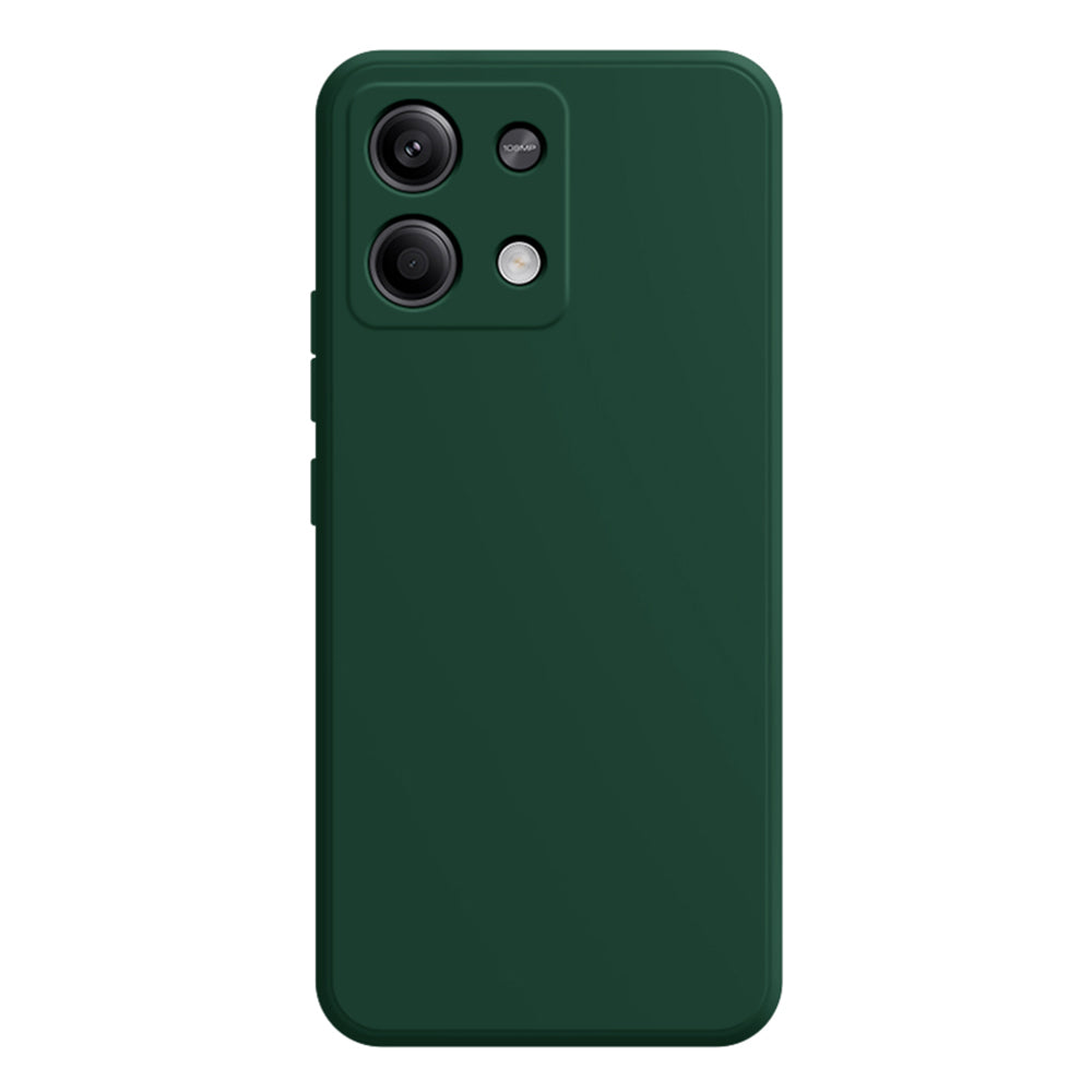 For Xiaomi Redmi Note 13 5G / 13 5G (China) Case Shockproof TPU Phone Cover with Straight Edge - Black