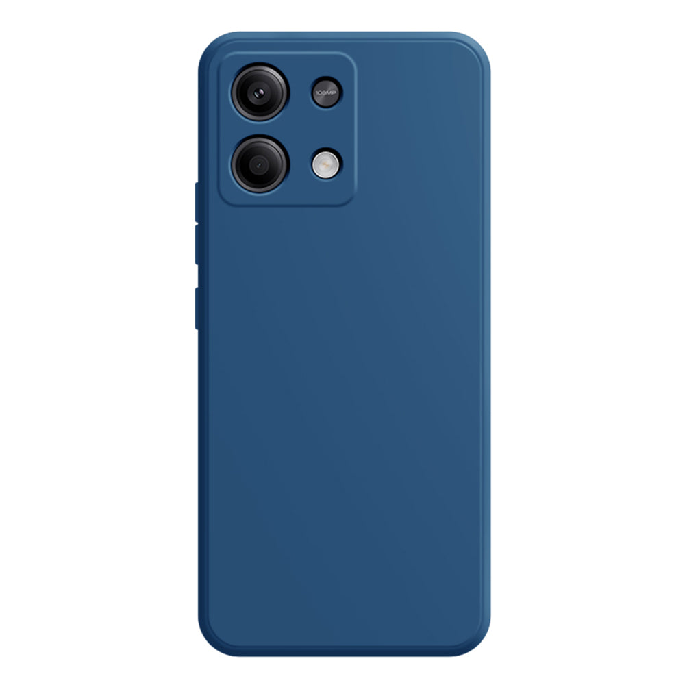 For Xiaomi Redmi Note 13 5G / 13 5G (China) Case Shockproof TPU Phone Cover with Straight Edge - Black