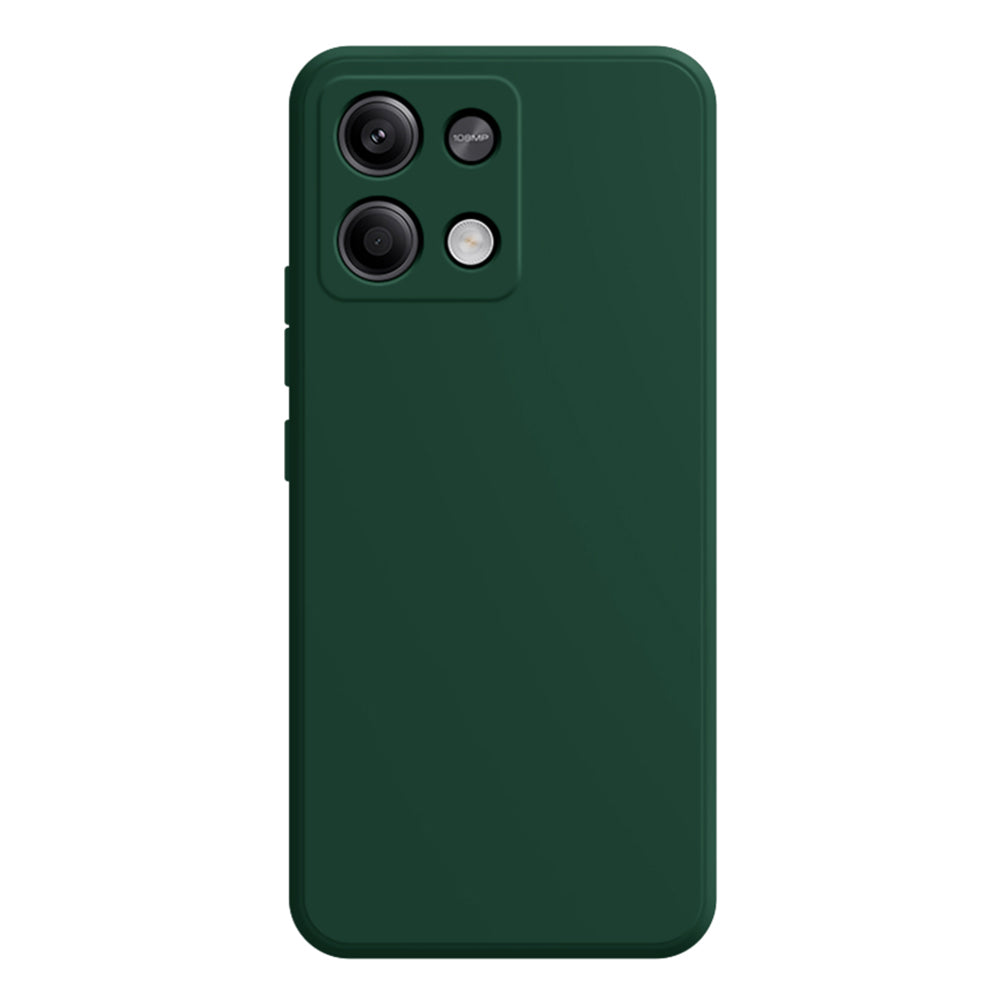 For Xiaomi Redmi Note 13 Pro 5G / Poco X6 5G Shockproof Case TPU Phone Cover with Straight Edge - Black