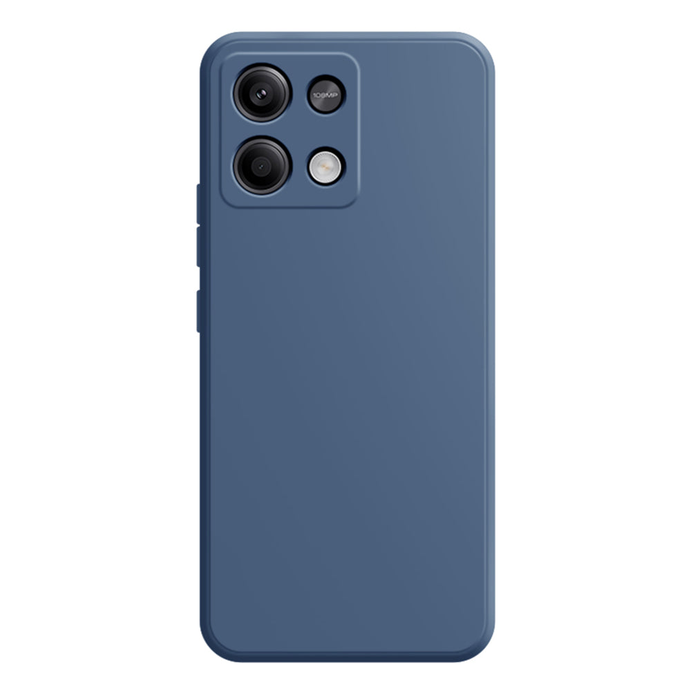 For Xiaomi Redmi Note 13 Pro 5G / Poco X6 5G Shockproof Case TPU Phone Cover with Straight Edge - Black