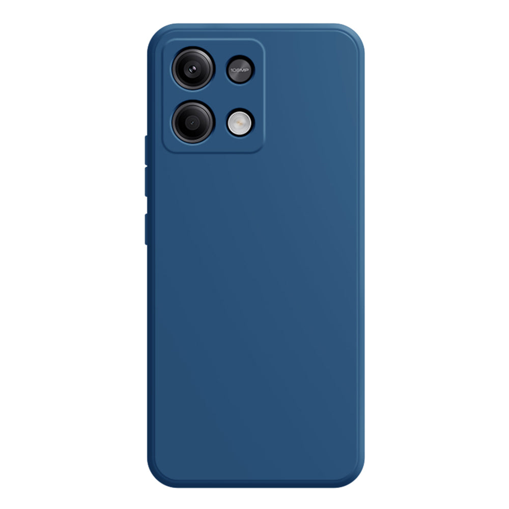 For Xiaomi Redmi Note 13 Pro 5G / Poco X6 5G Shockproof Case TPU Phone Cover with Straight Edge - Black