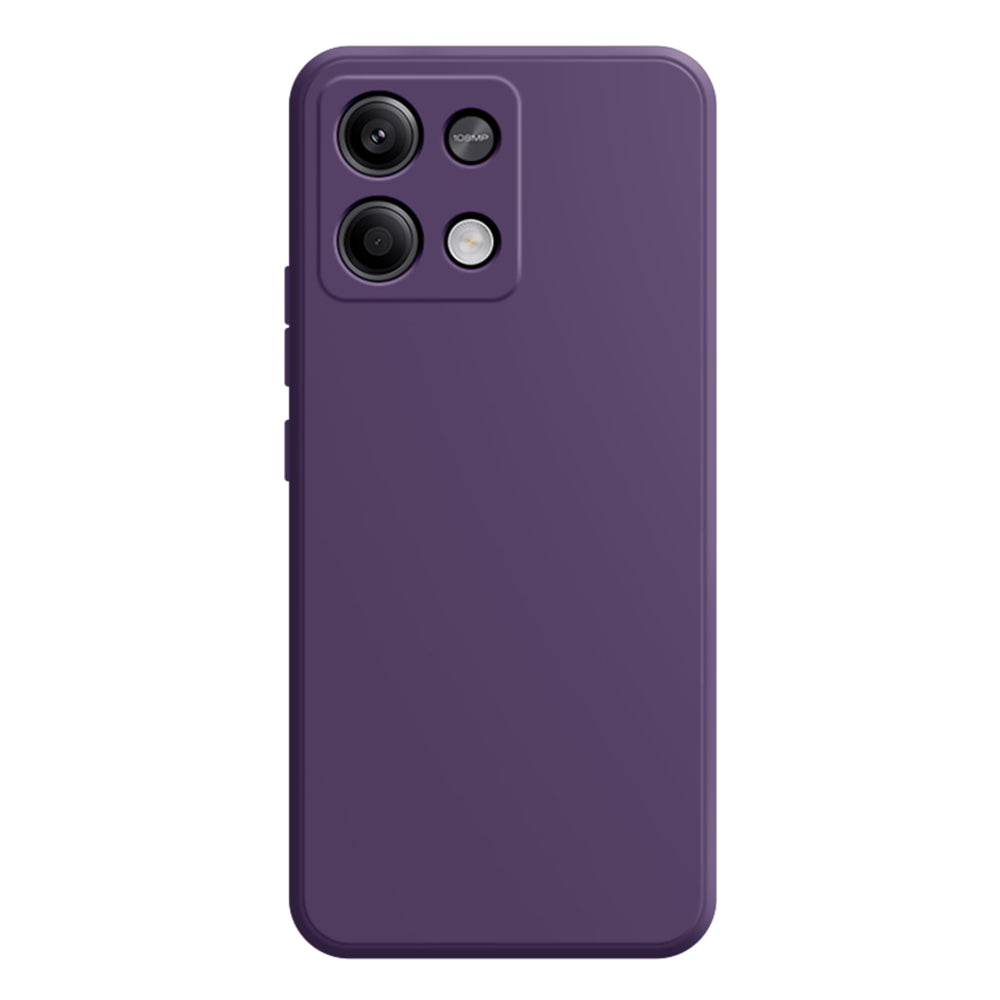 For Xiaomi Redmi Note 13 Pro 5G / Poco X6 5G Shockproof Case TPU Phone Cover with Straight Edge - Black