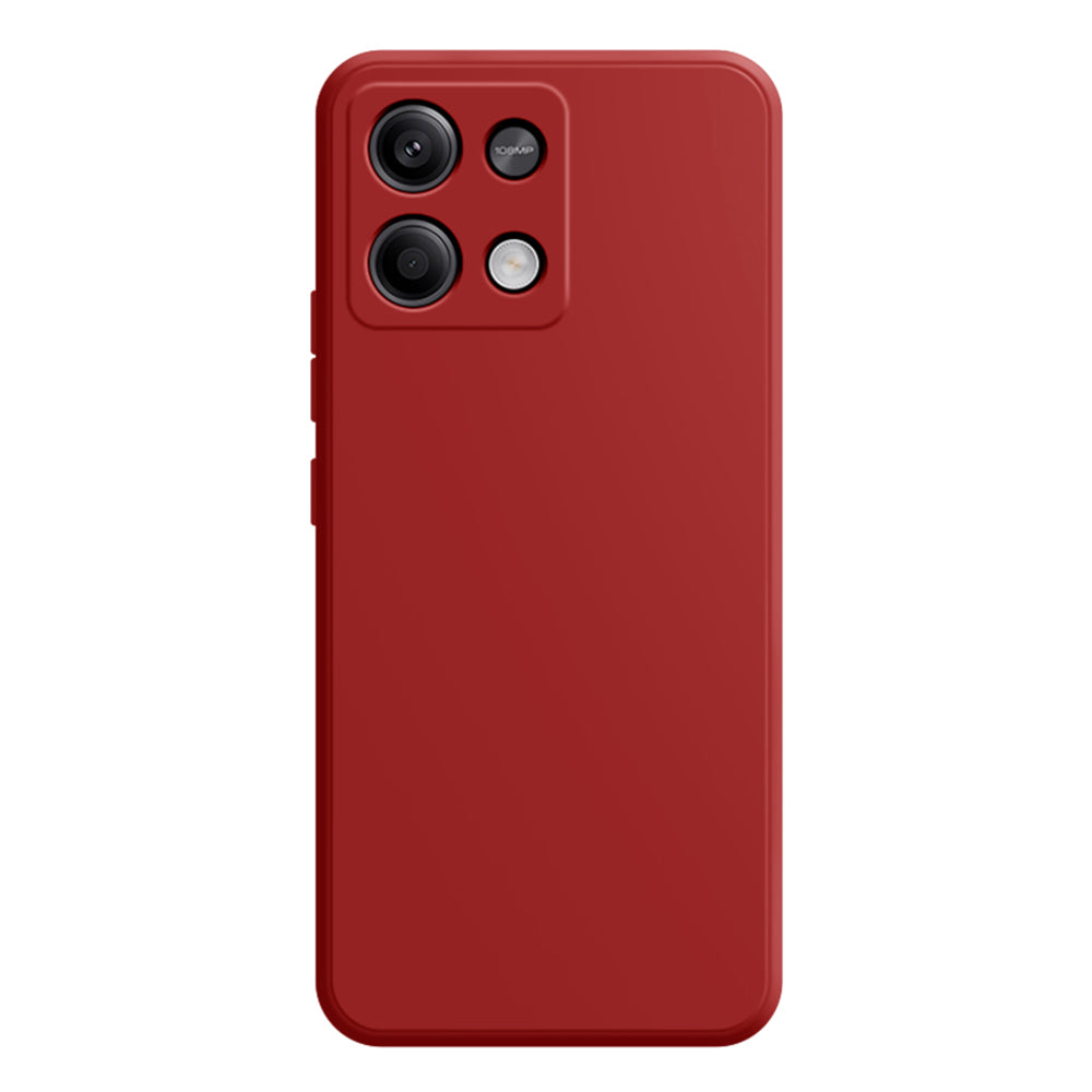 For Xiaomi Redmi Note 13 Pro 5G / Poco X6 5G Shockproof Case TPU Phone Cover with Straight Edge - Black
