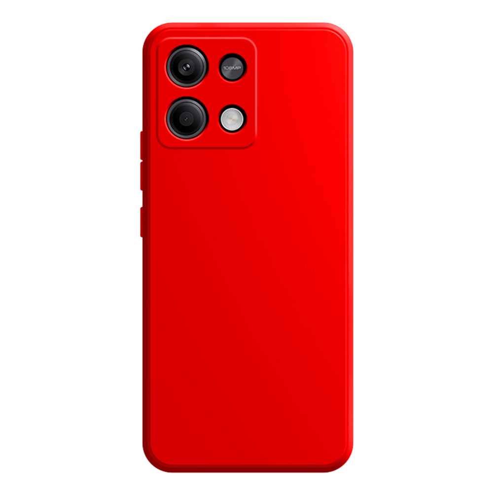 For Xiaomi Redmi Note 13 Pro 5G / Poco X6 5G Shockproof Case TPU Phone Cover with Straight Edge - Black