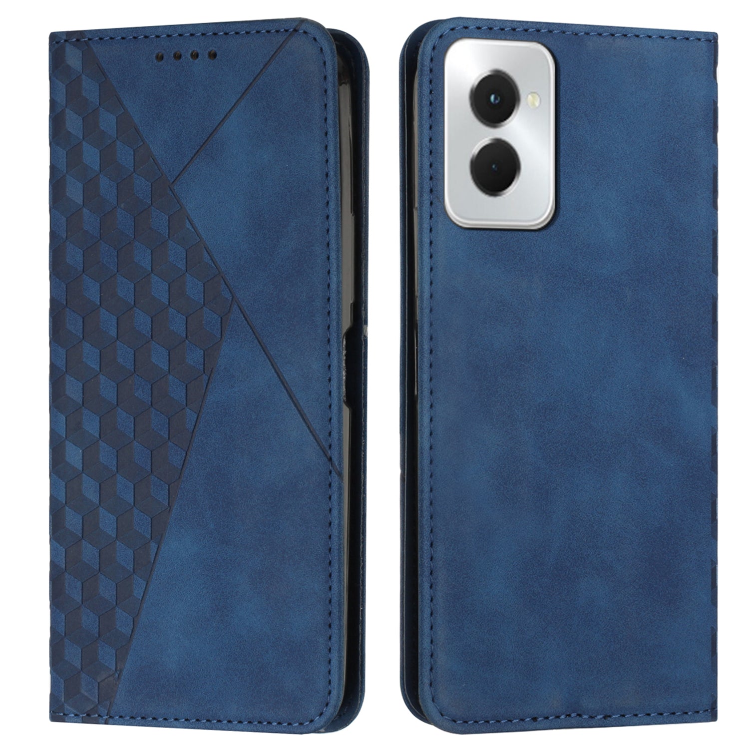 For Motorola Moto G Power (2024) Case Skin-touch PU Leather Stand Wallet Phone Cover - Brown