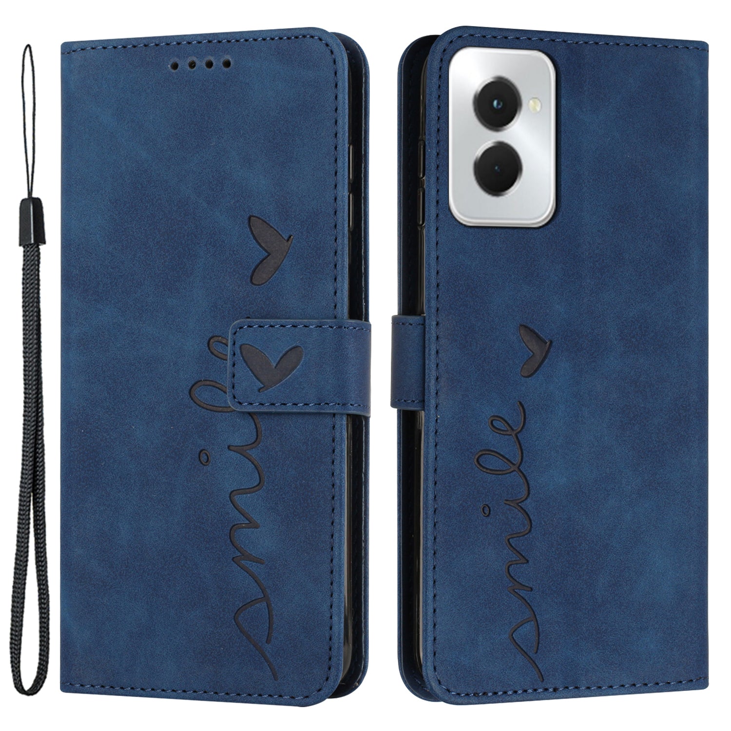 For Motorola Moto G Power (2024) Case Skin-touch PU Leather+TPU Card Holder Phone Protector - Green