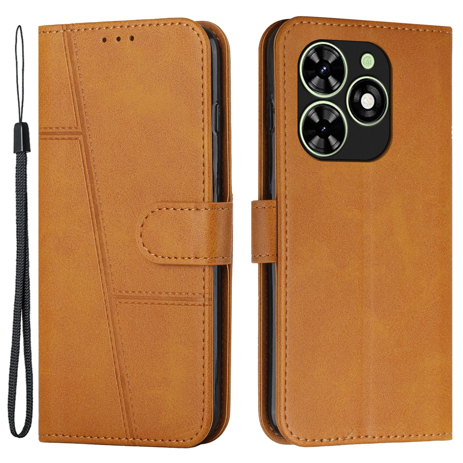 For Transsion Infinix Smart 8 4G Phone Case Wallet Stand Flip Leather Cover - Sapphire