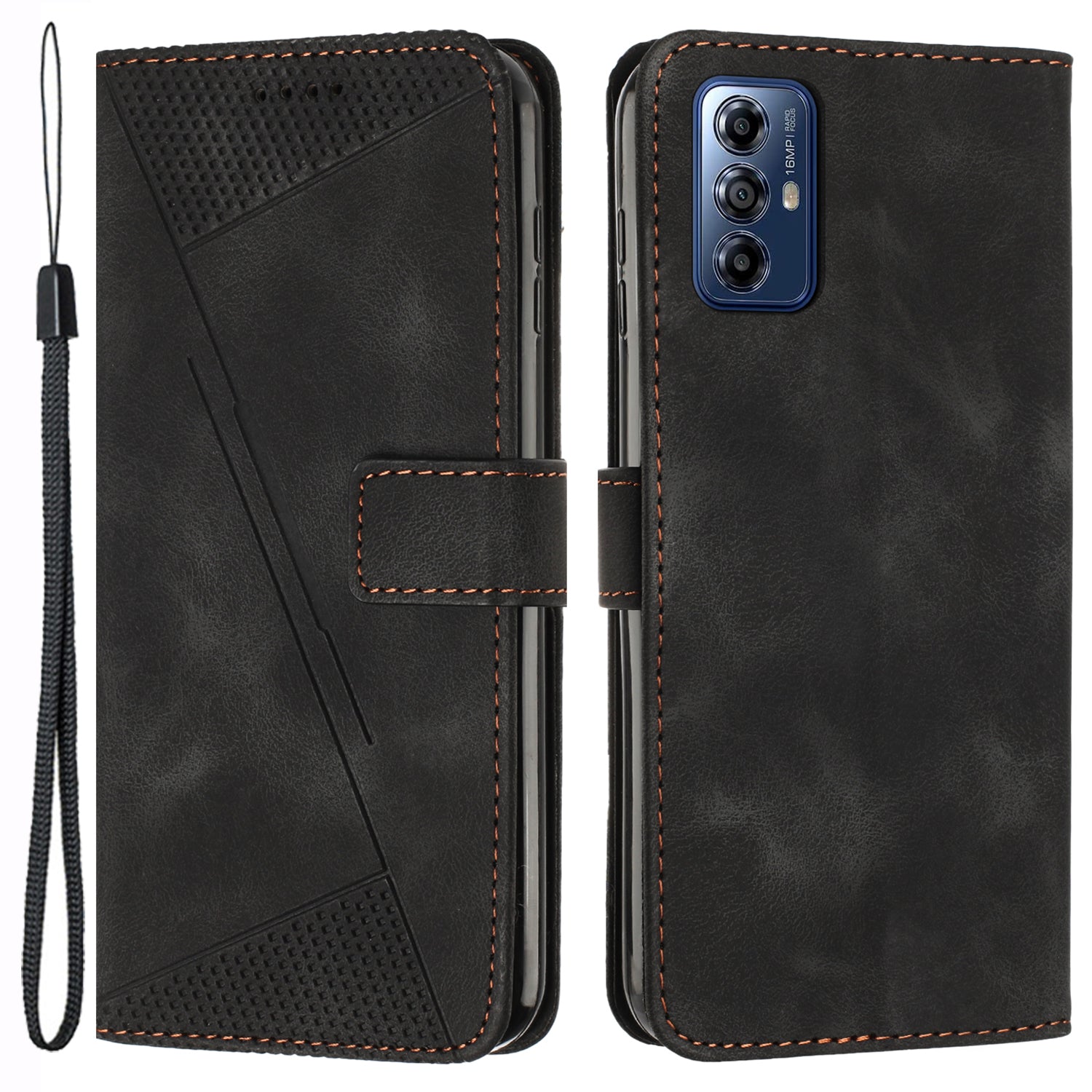 For Motorola Moto G Play (2024) 4G Wallet Case PU Leather Stand View Shockproof Phone Cover - Purple