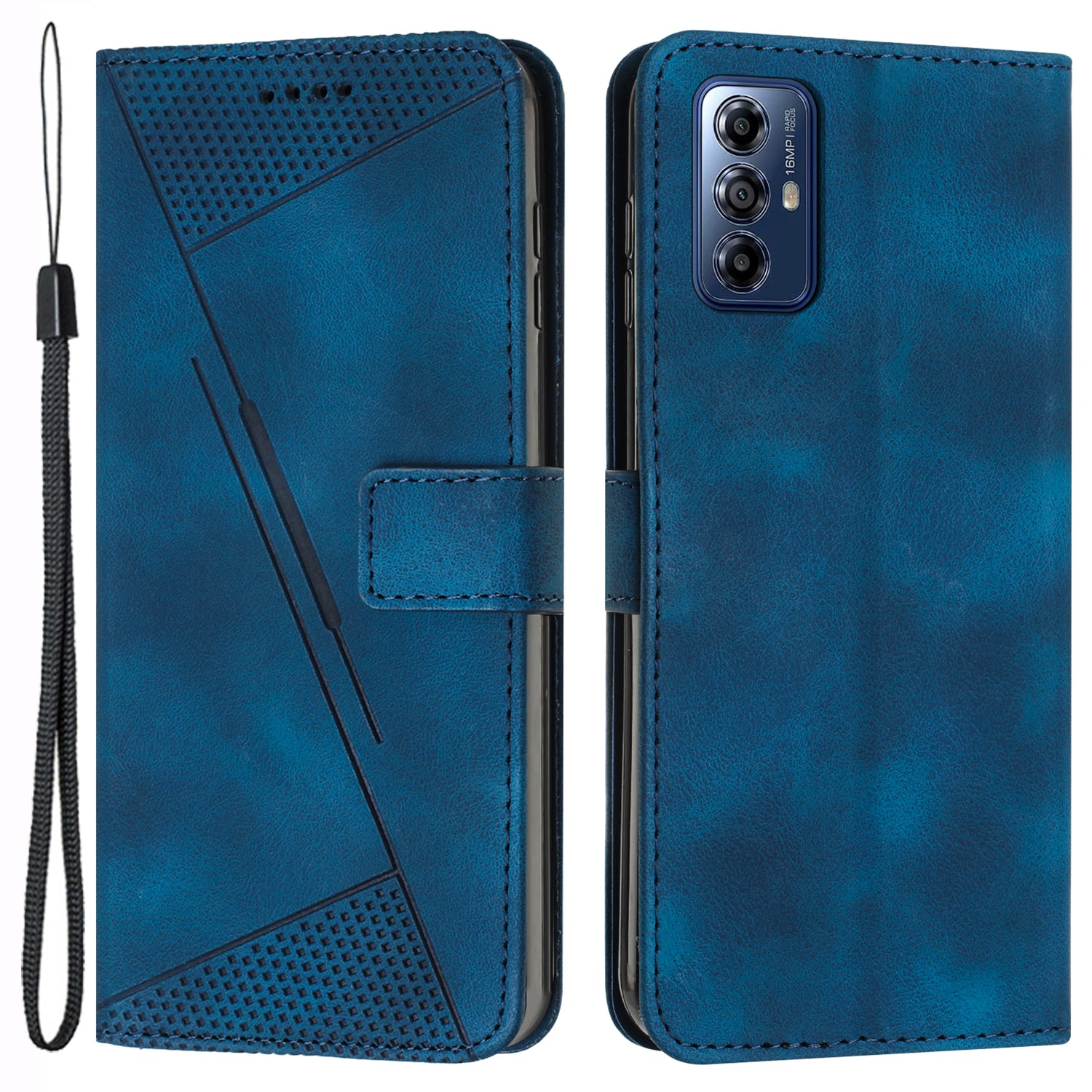 For Motorola Moto G Play (2024) 4G Wallet Case PU Leather Stand View Shockproof Phone Cover - Purple
