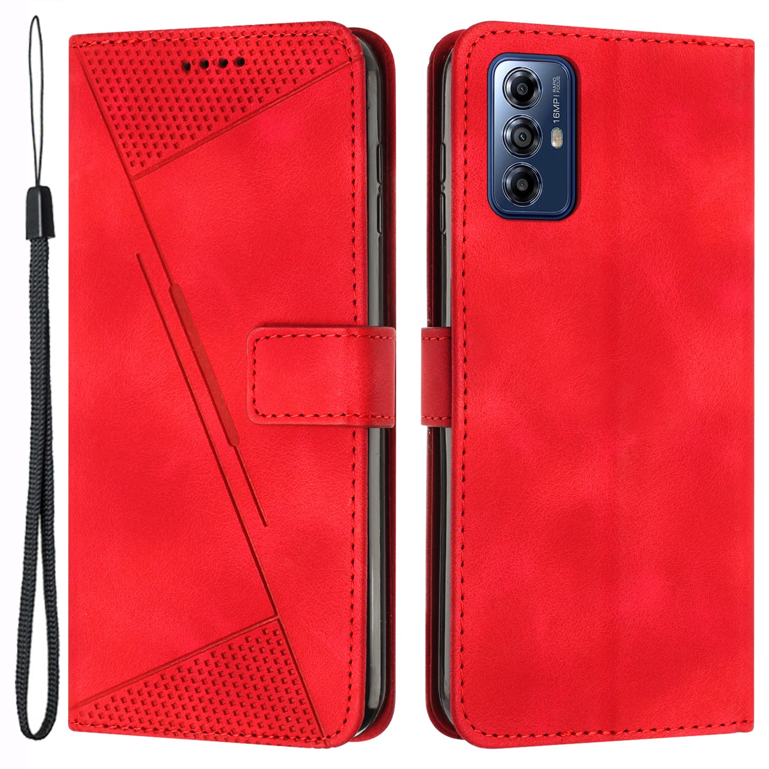 For Motorola Moto G Play (2024) 4G Wallet Case PU Leather Stand View Shockproof Phone Cover - Purple