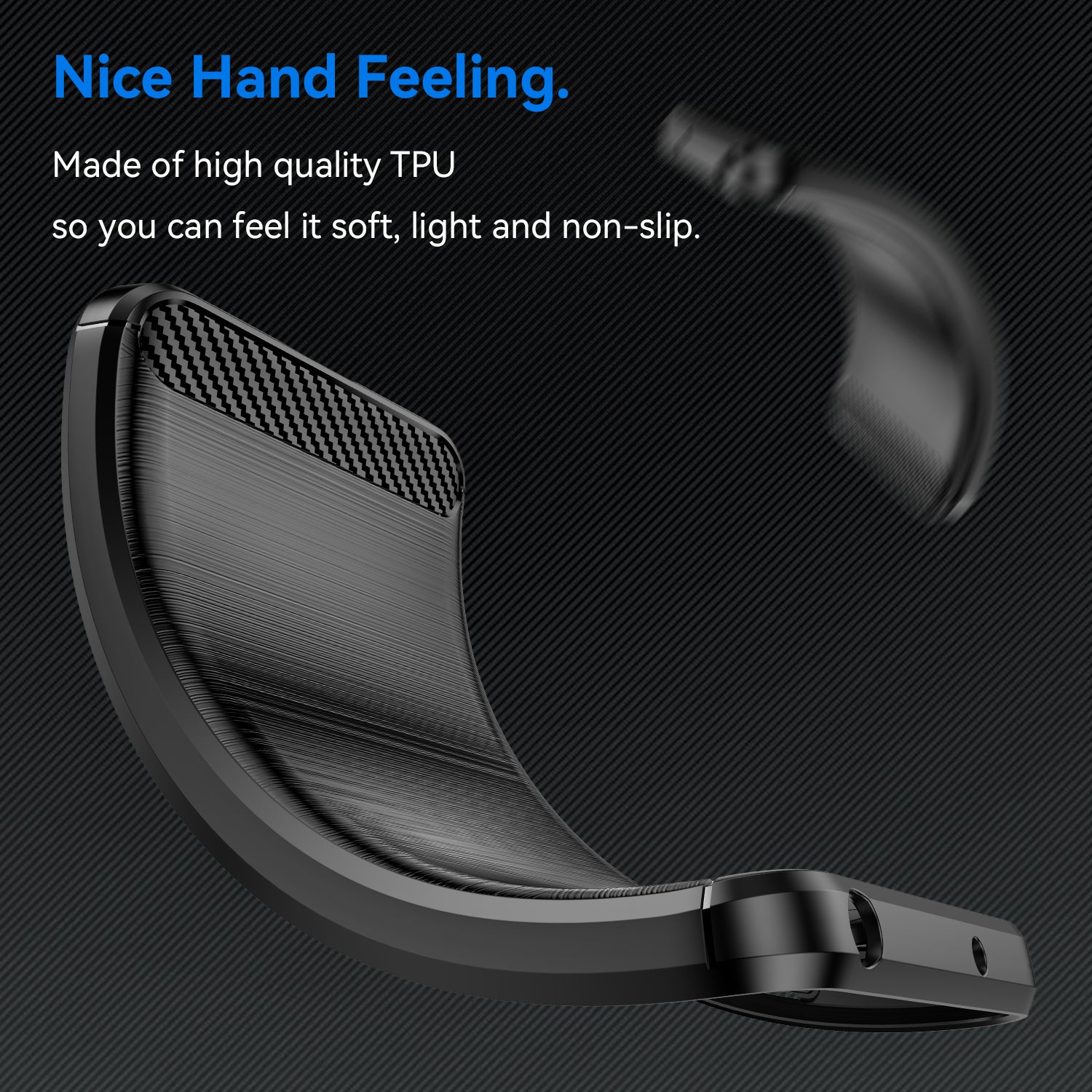For Honor Magic6 Lite 5G / X9b 5G Carbon Fiber Texture Case Anti-Dust TPU Phone Cover - Black