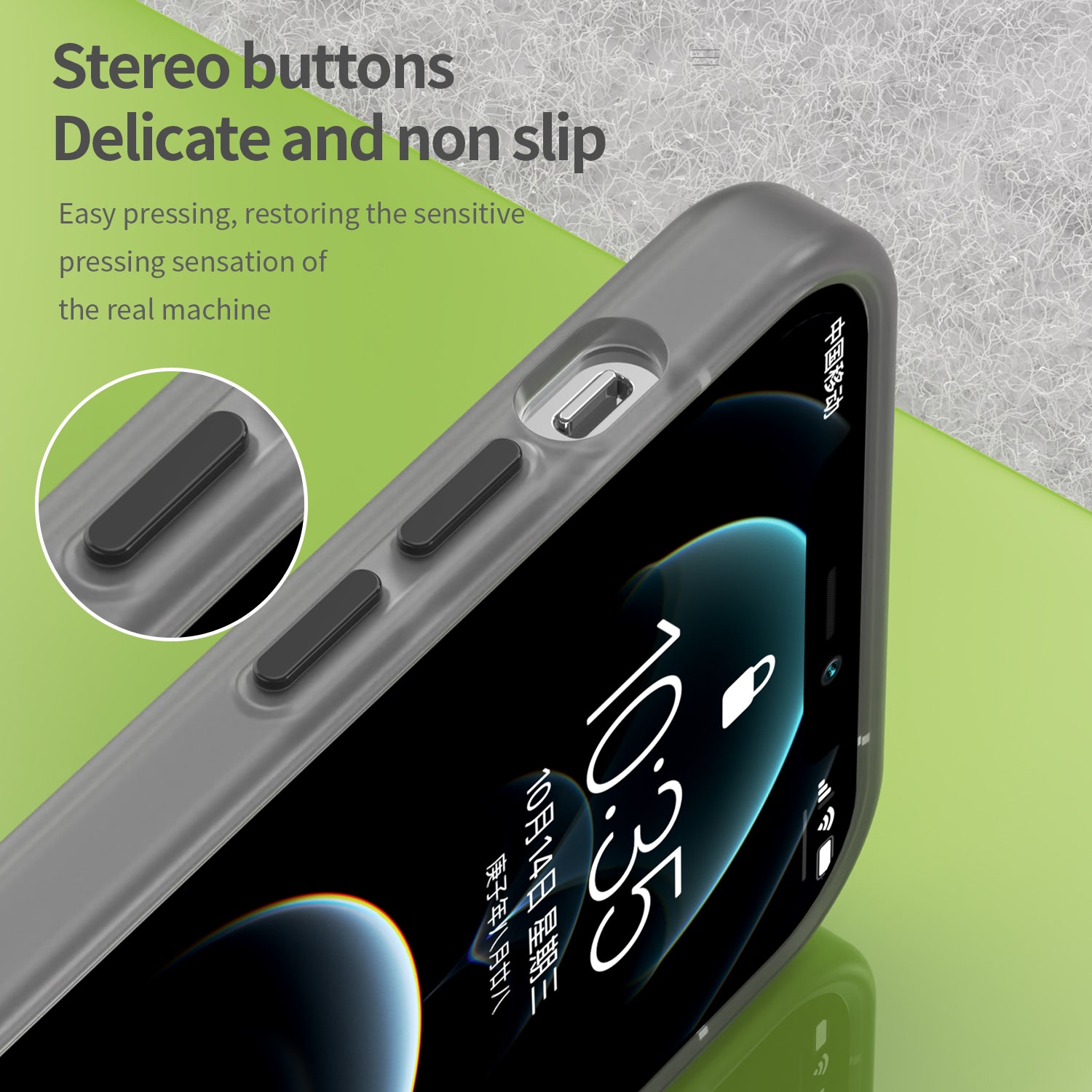 For iPhone 12 Pro 6.1 inch / 12 6.1 inch Translucent Matte Cover TPU + PC Phone Case Compatible with MagSafe - Black