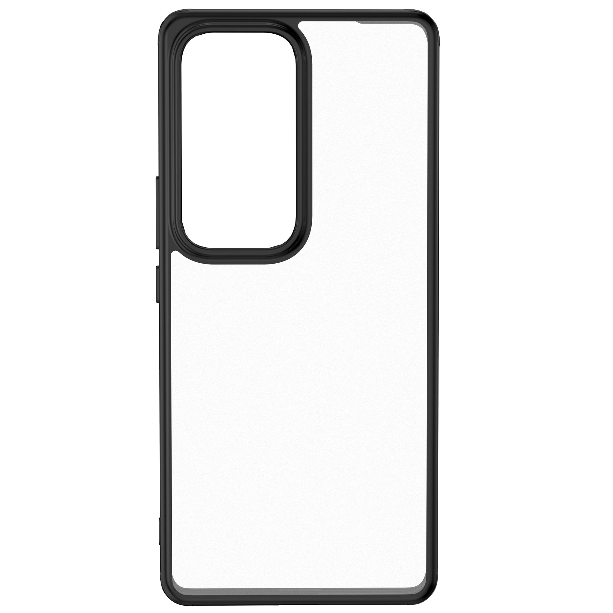 For vivo S18 5G Phone Case Slim Fit Shockproof PC+TPU Cover  - Matte Black