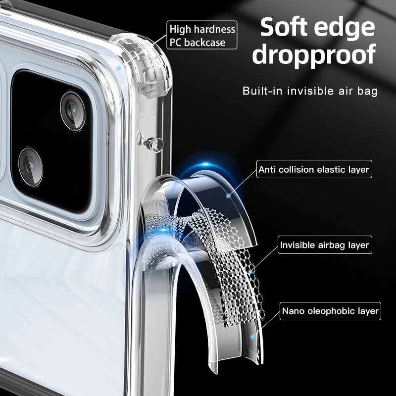 For vivo S18 5G Magnetic Case Compatible with MagSafe Slim Shockproof Phone Cover - Matte Black
