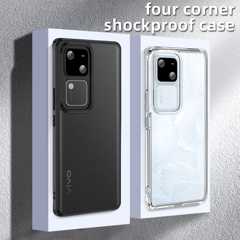 For vivo S18 5G Magnetic Case Compatible with MagSafe Slim Shockproof Phone Cover - Matte Black