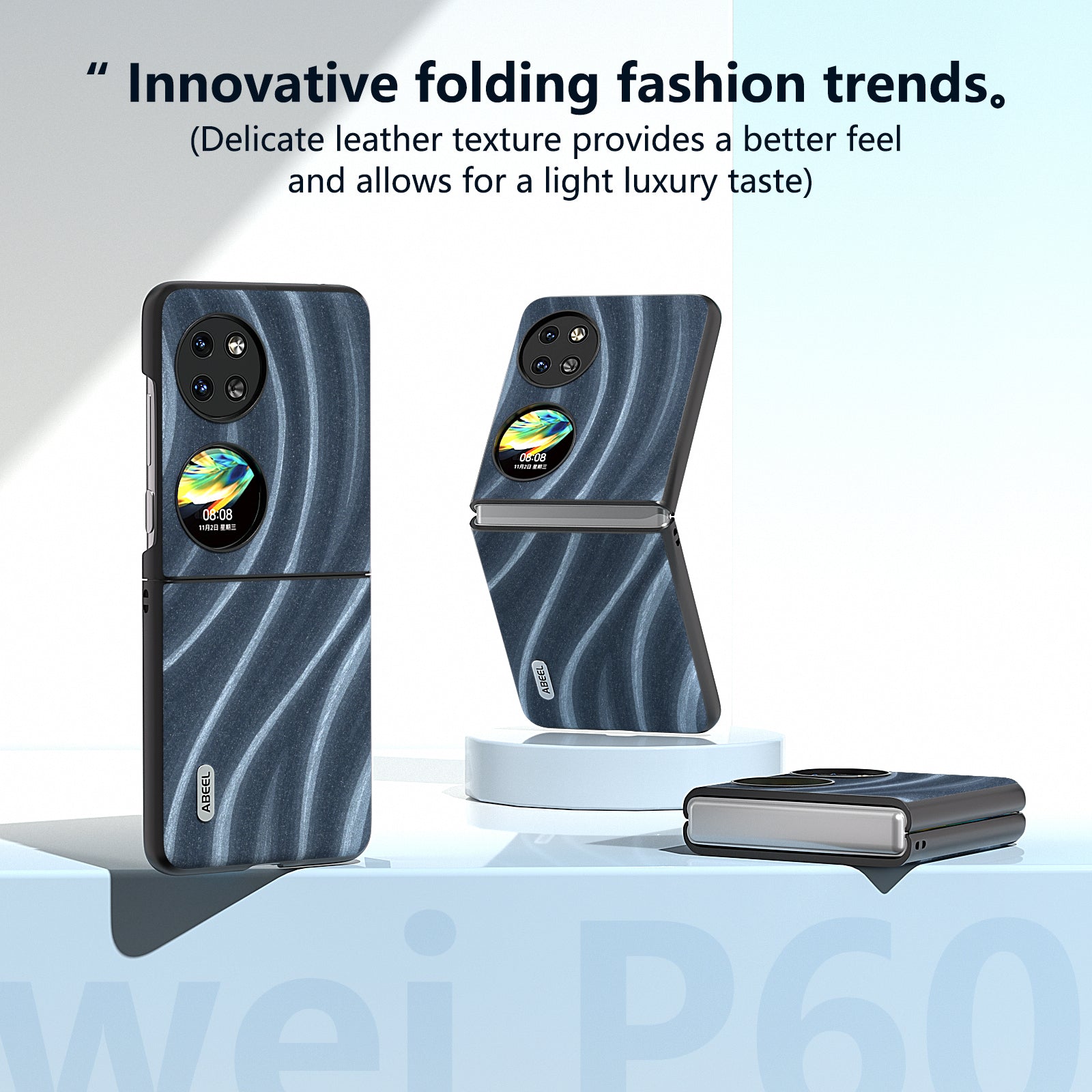 ABEEL Milky Way Series For Huawei Pocket 2 Phone Case Anti-Drop Protective Cover - Blue