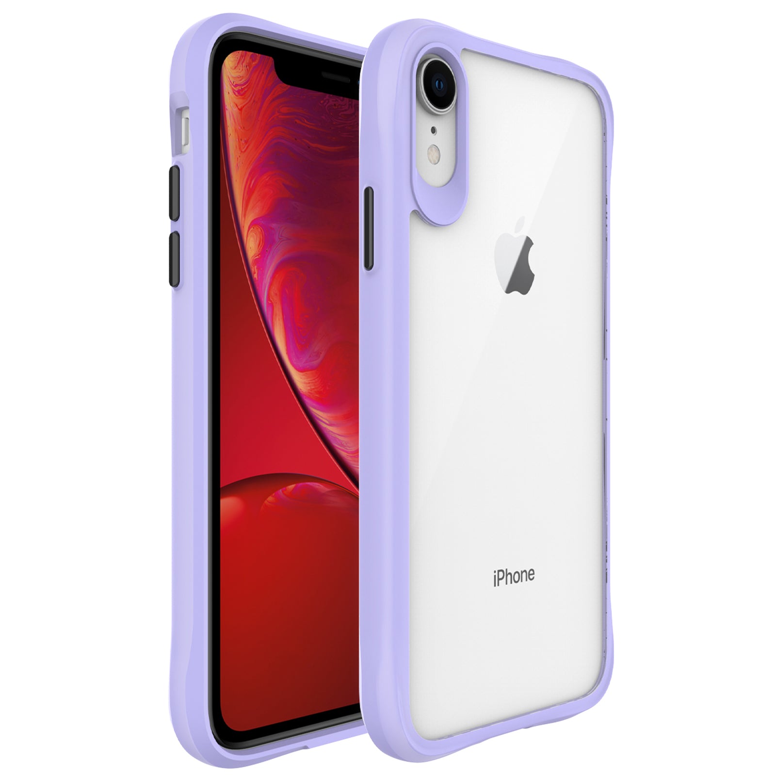 Combat X Mode Series for iPhone XR 6.1 inch Case TPU+PC Drop-proof Phone Protective Cover - Black