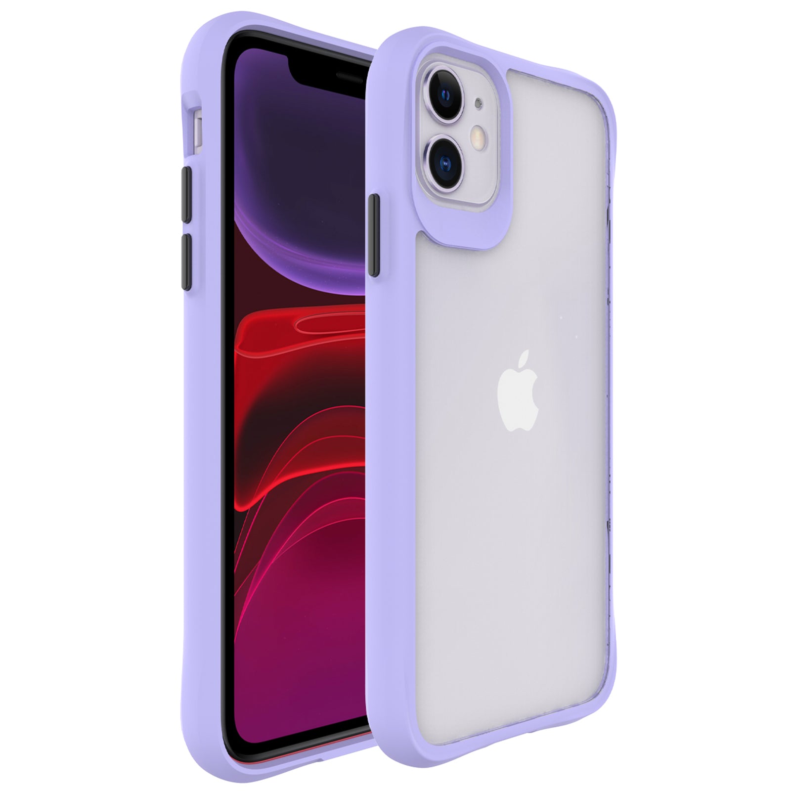 Combat X Mode Series for iPhone 11 Cell Phone Case TPU+PC Shockproof Back Shell - Black