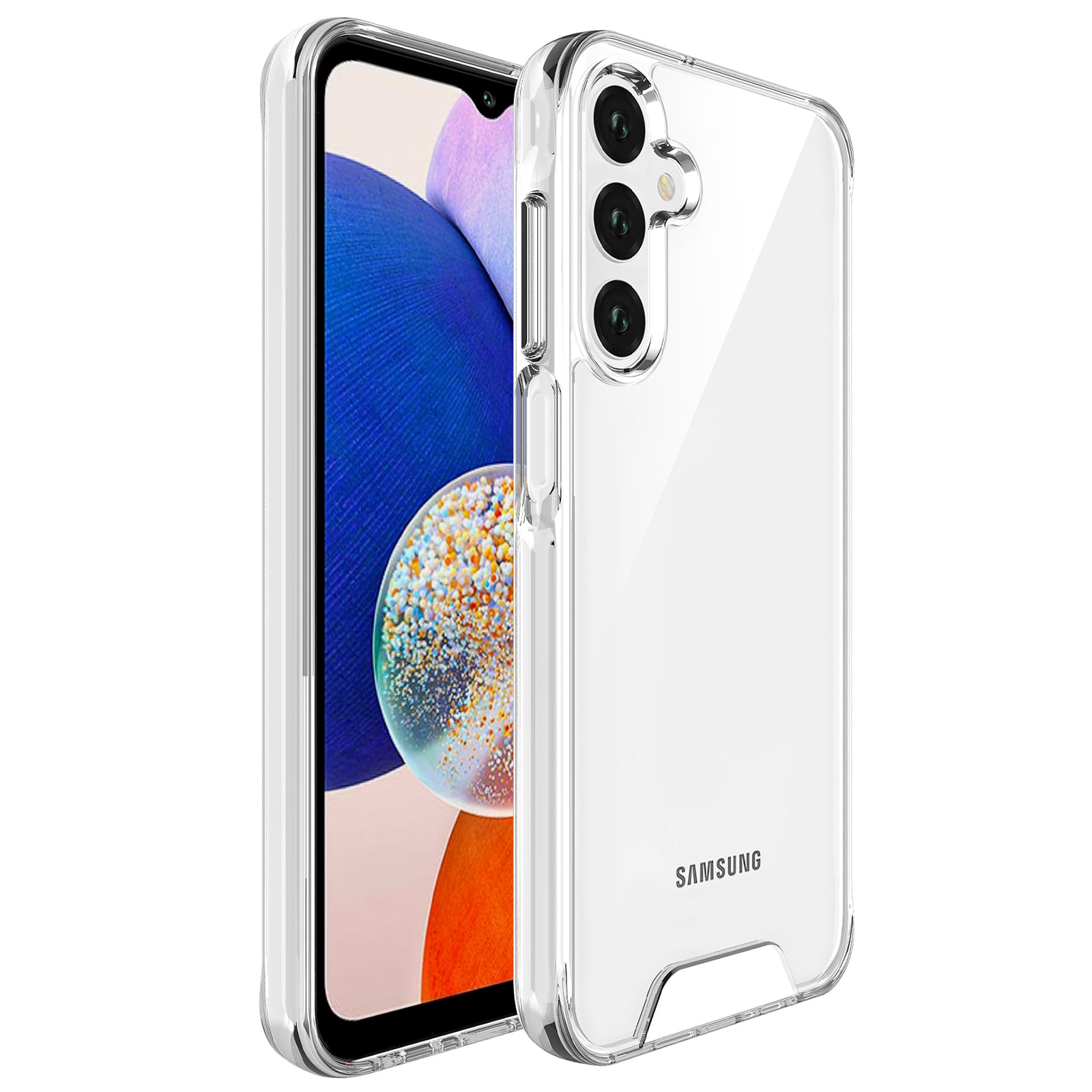 For Samsung Galaxy A25 5G (Global) (161.0 x 76.5 x 8.3mm) Case Military Grade Anti-Drop TPU+PC Clear Phone Cover