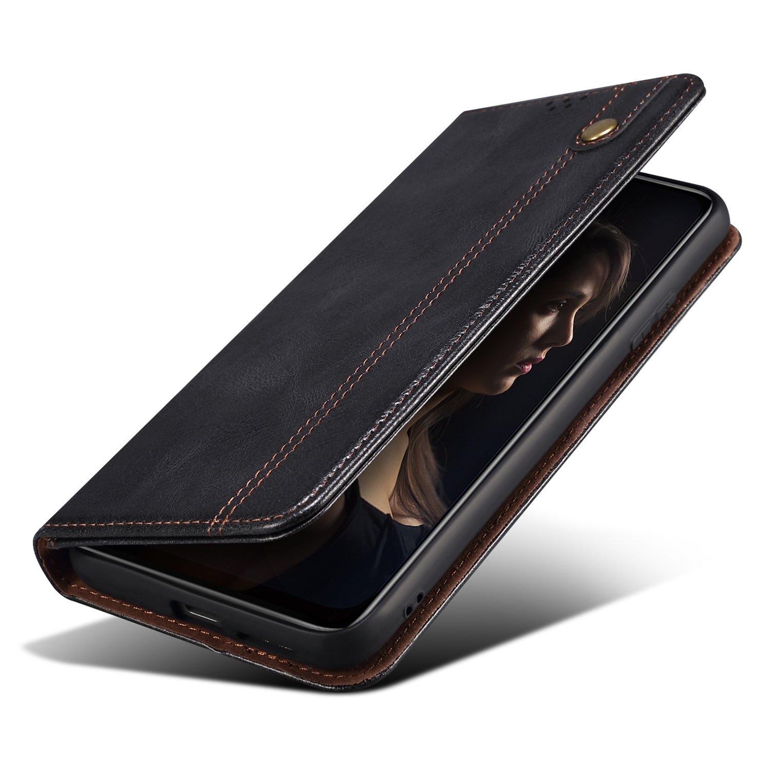 For Honor 90 GT 5G PU Leather Case Card Slot Wallet Phone Shell Crazy Horse Pattern - Black