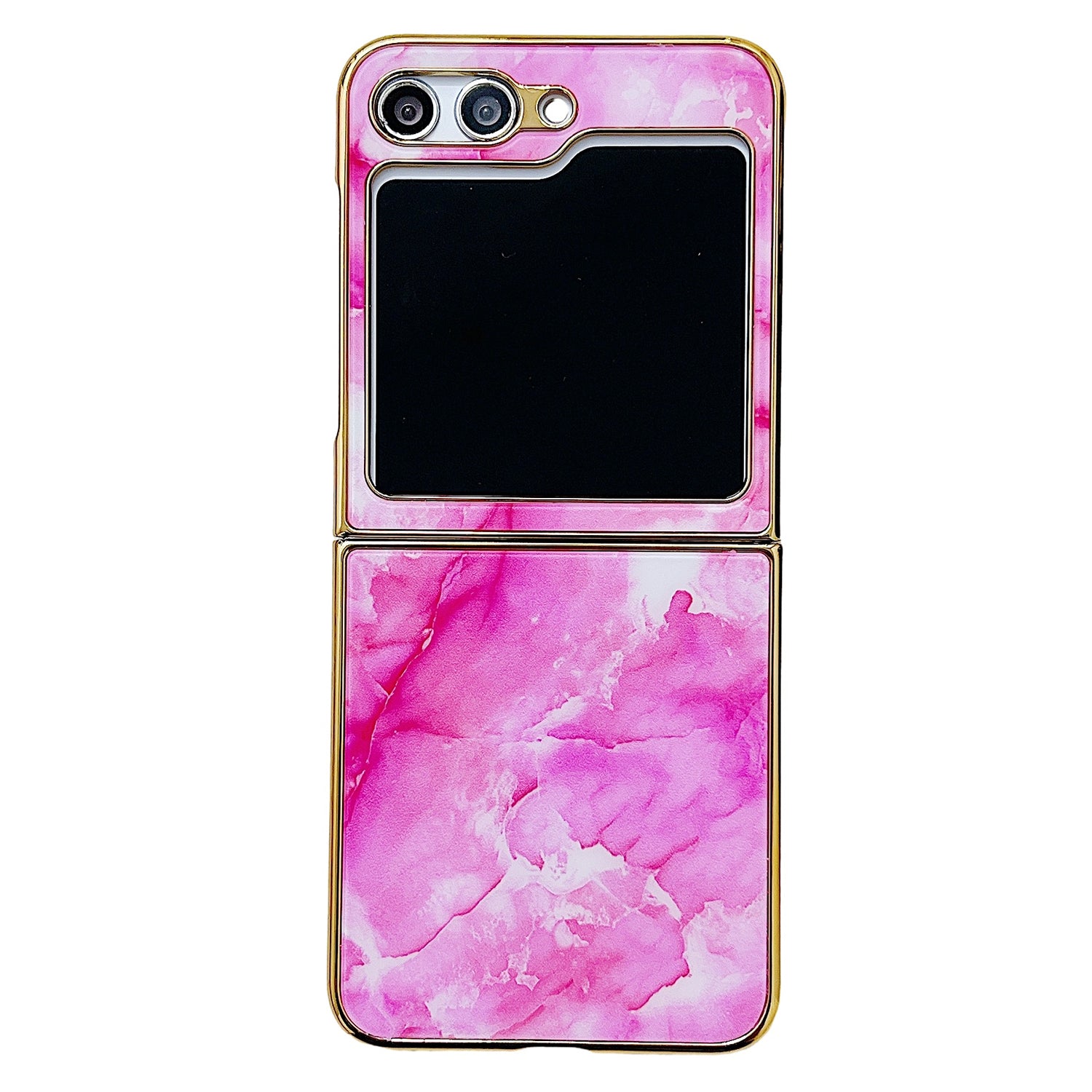 For Samsung Galaxy Z Flip 5G Phone Case Pattern Hard PC Cover Anti-Scratch - Style A