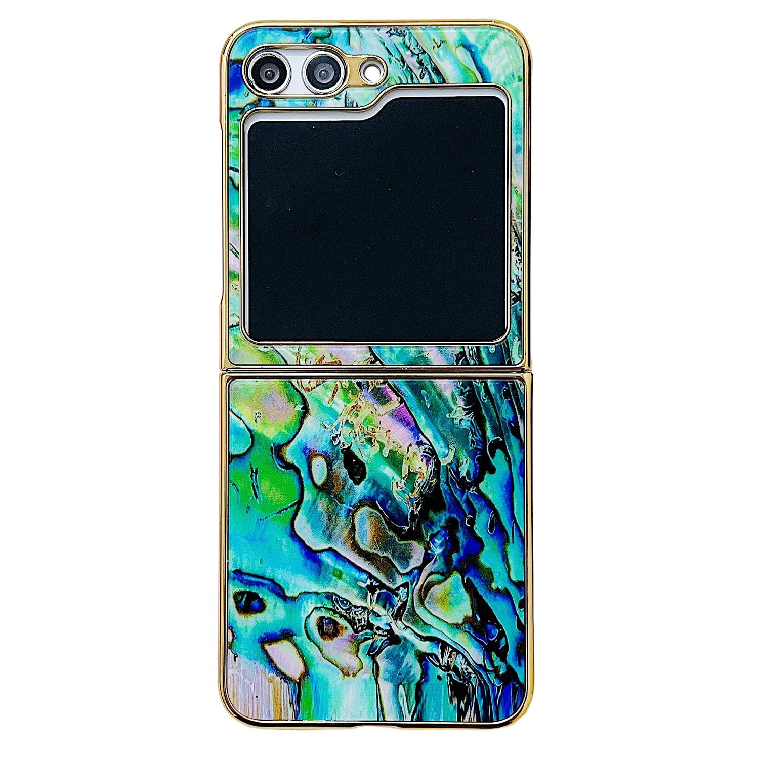 For Samsung Galaxy Z Flip 5G Phone Case Pattern Hard PC Cover Anti-Scratch - Style A