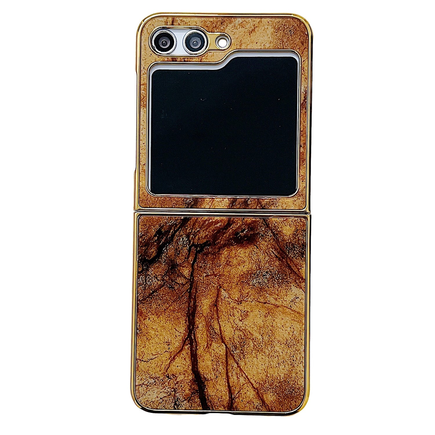 For Samsung Galaxy Z Flip 5G Phone Case Pattern Hard PC Cover Anti-Scratch - Style A