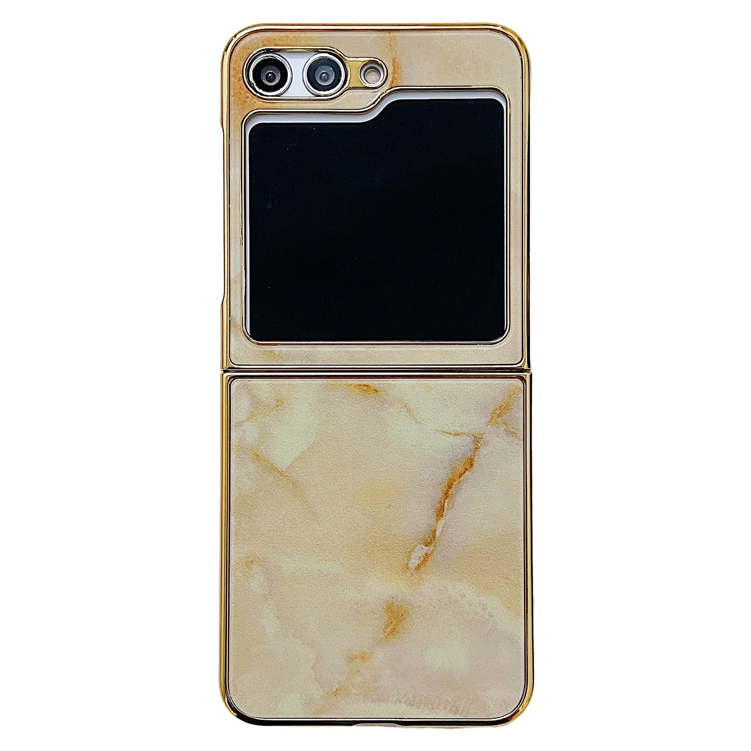 For Samsung Galaxy Z Flip 5G Phone Case Pattern Hard PC Cover Anti-Scratch - Style A