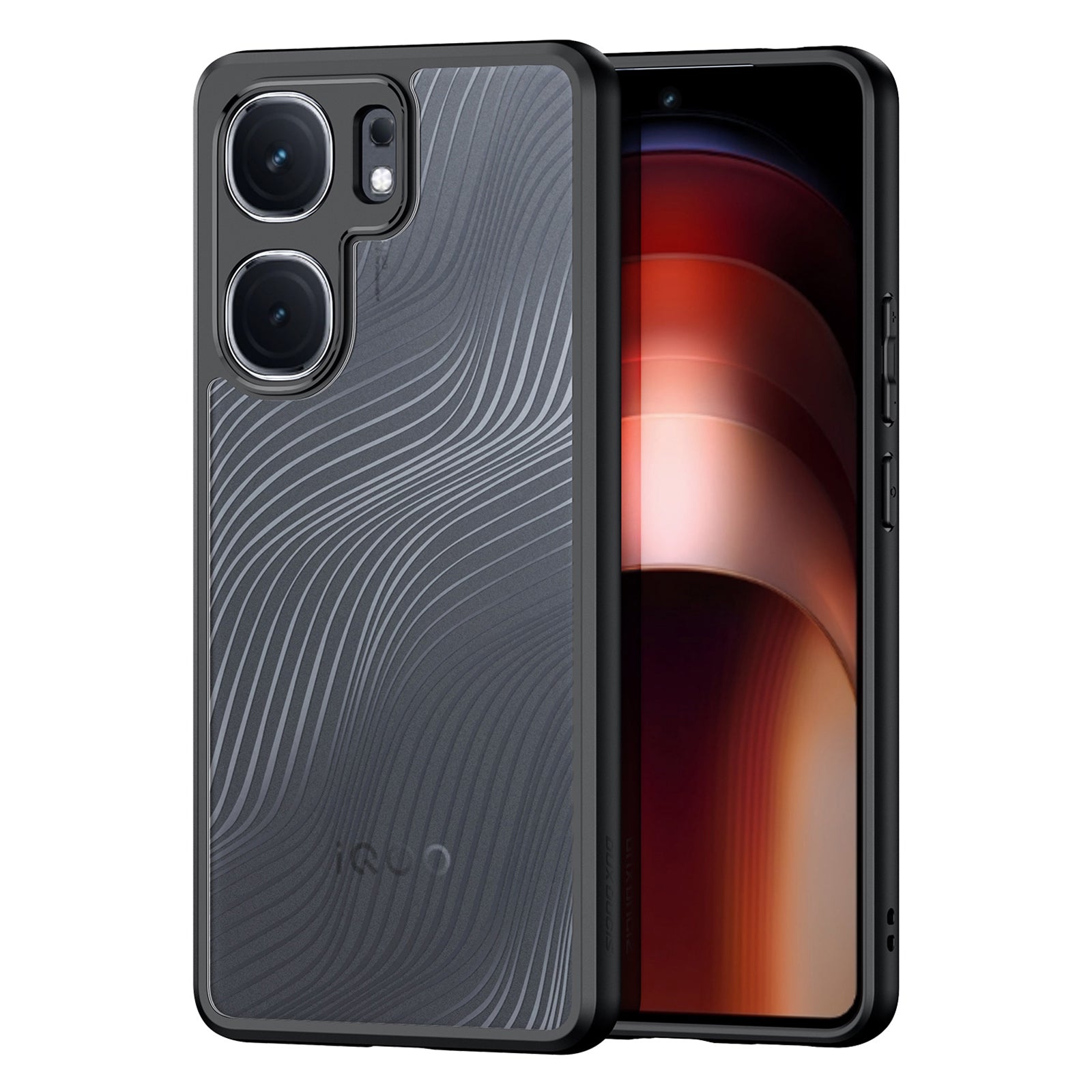 DUX DUCIS Aimo Series For vivo iQOO Neo9 5G / Neo9 Pro 5G Case Drop Tested PC+TPU Back Cover (REACH Certification) - Black