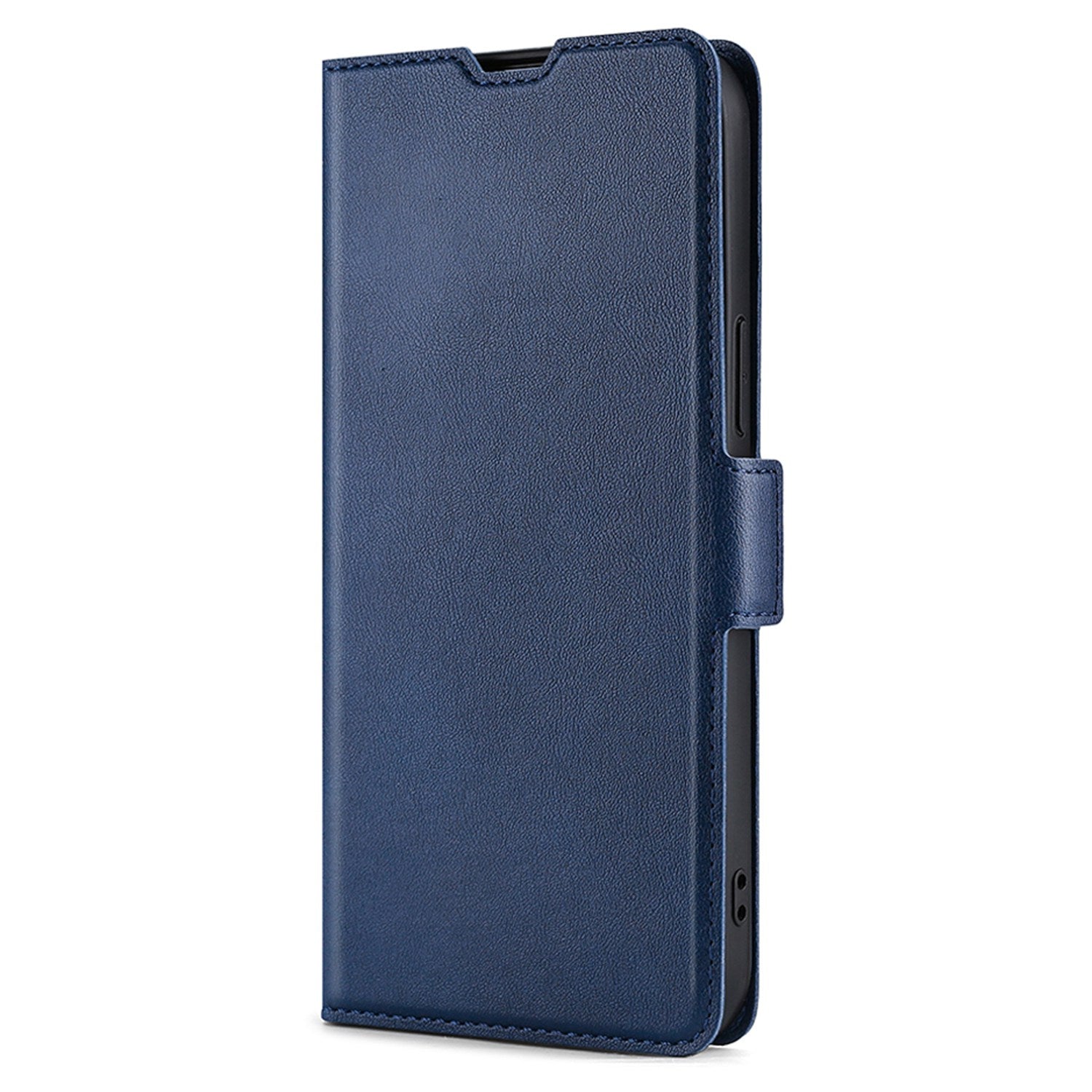 For Honor X50i+ 5G Phone Cover Magnetic PU Leather Folio Phone Case with Card Slots - Blue