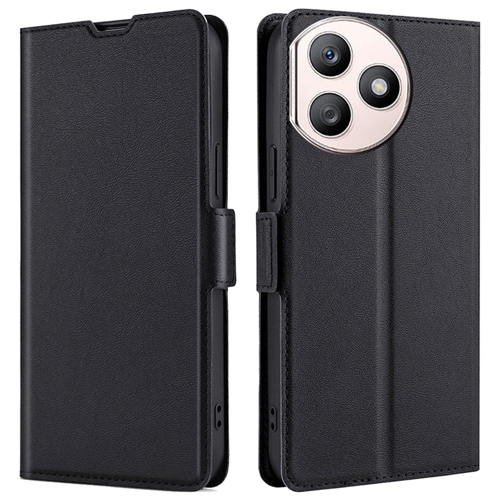 For Honor X50i+ 5G Phone Cover Magnetic PU Leather Folio Phone Case with Card Slots - Blue