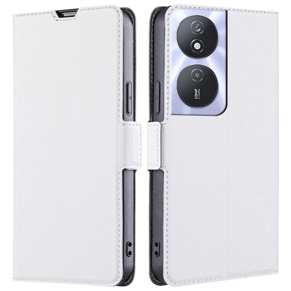 For Honor Play 50 Plus 5G / Play 8T 5G / X7b 4G / 90 Smart Leather Case Card Slots Phone Cover - Black