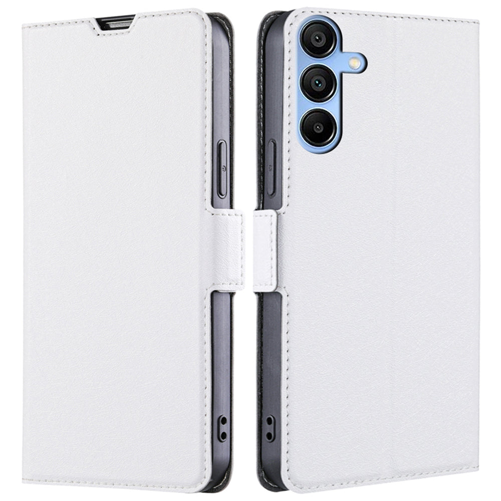 Phone Case for Samsung Galaxy A15 5G / 4G PU Leather Flip Phone Cover with Card Slots - Rose Gold